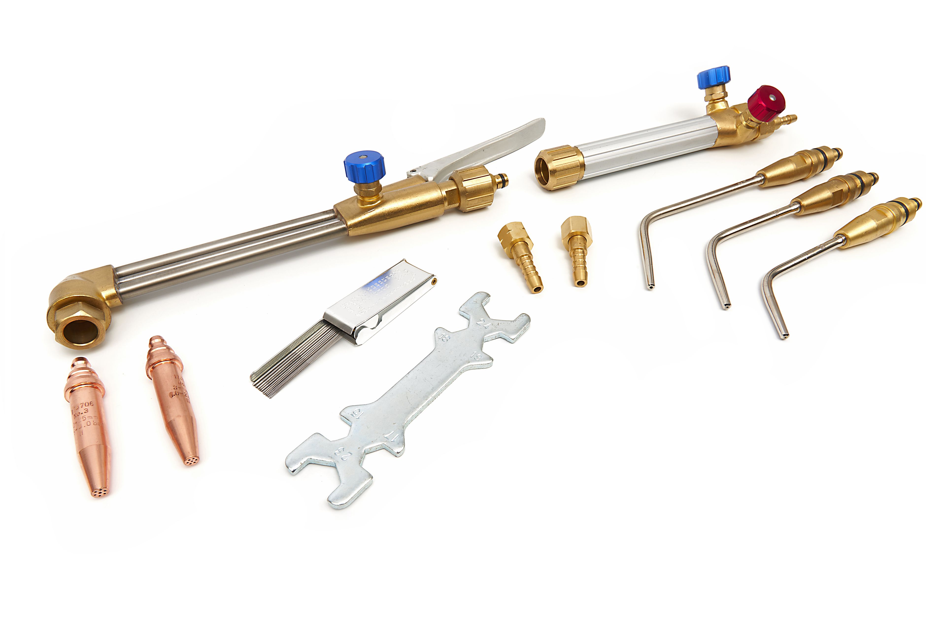 Set di bruciatore per saldature e taglio HBM combinato 11 pezzi Image 6