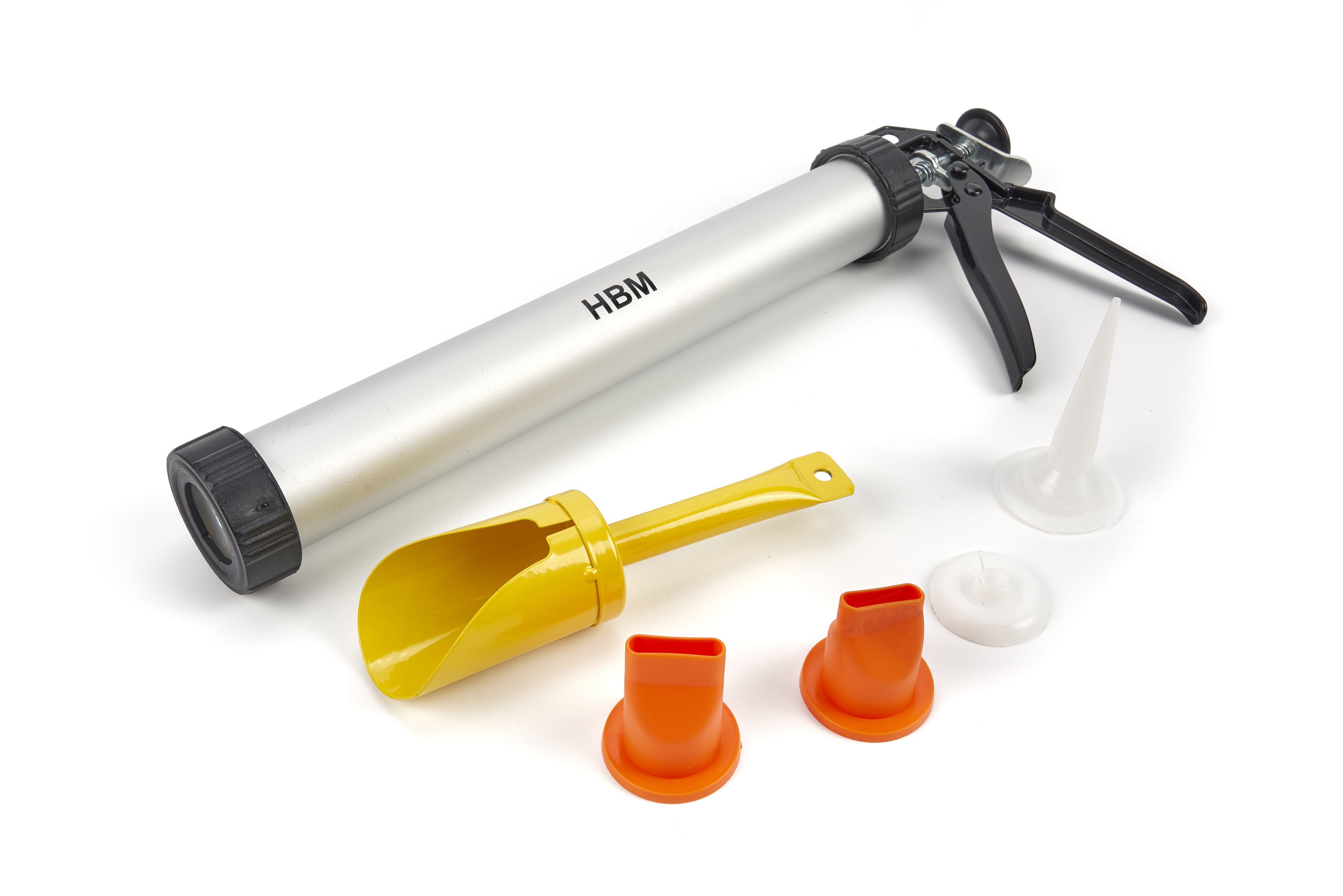 HBM Mörtelspritze, Zementspritze für Fugen - Set