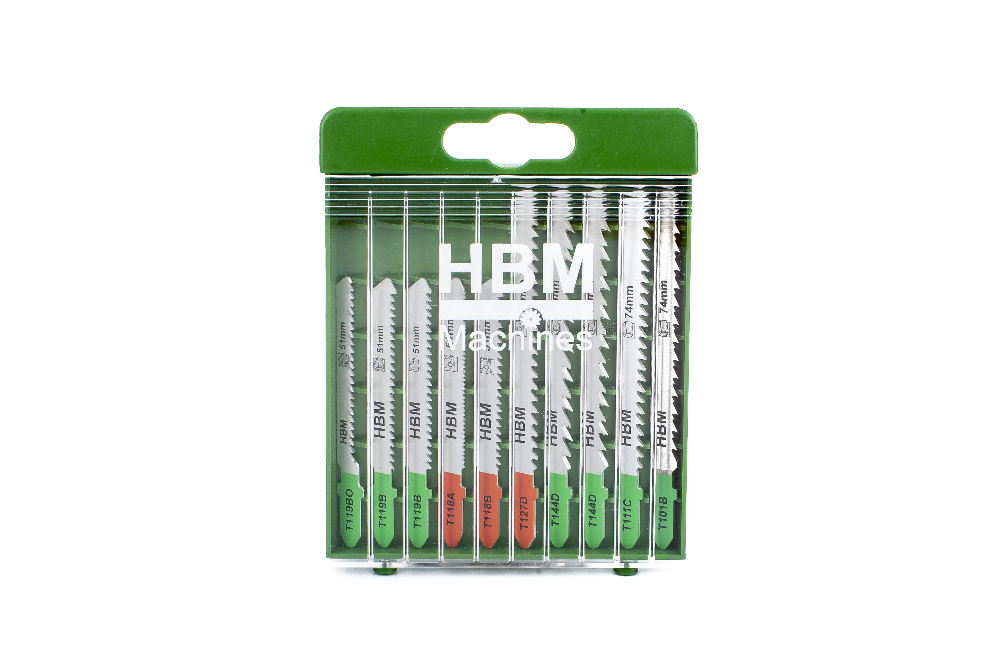 HBM 10 Delige Professionele Decoupeerzaagbladenset