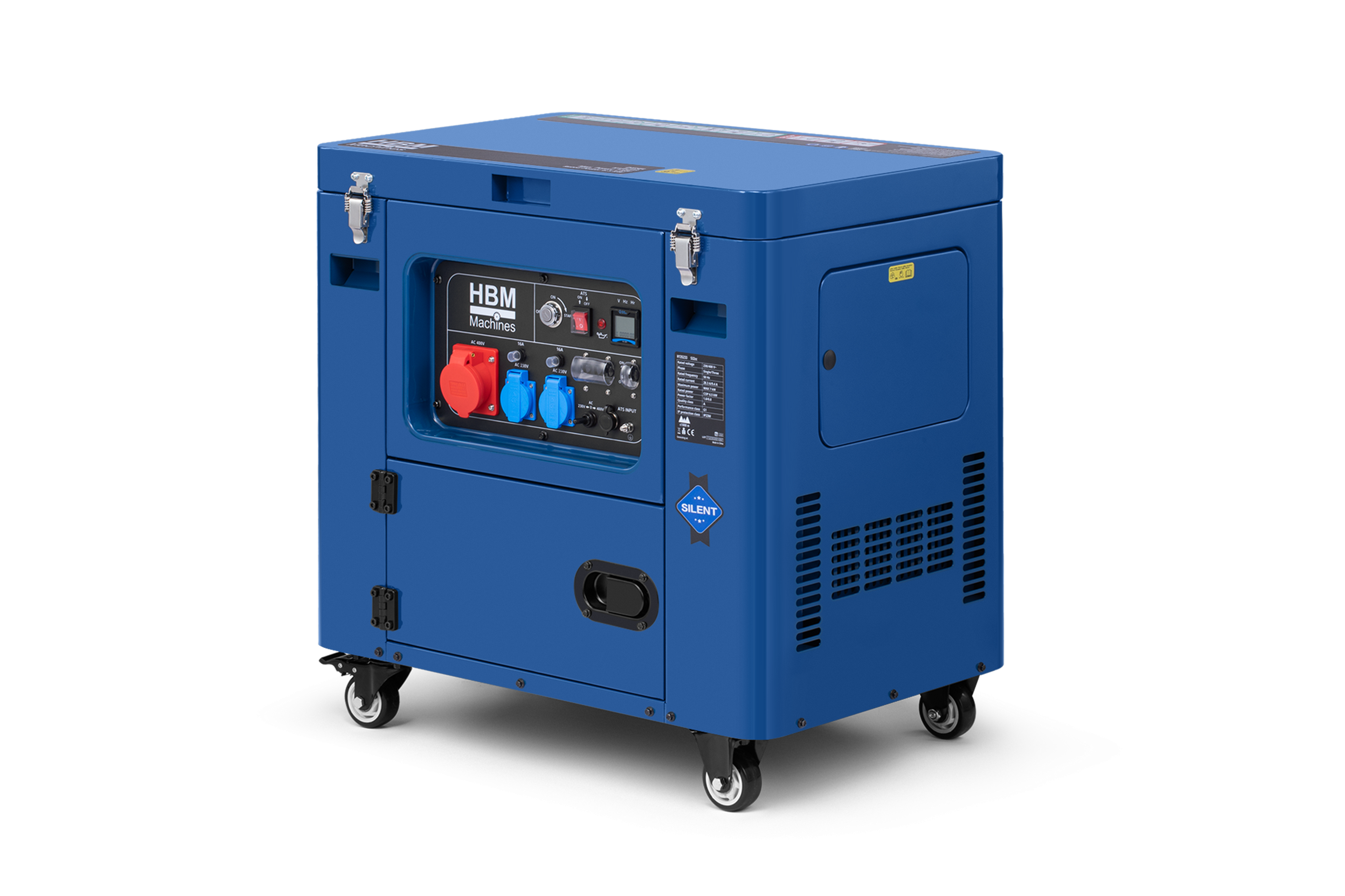 HBM diesel aggregaat, generator 532 cc dieselkrachtstroom 230/400V 7000W