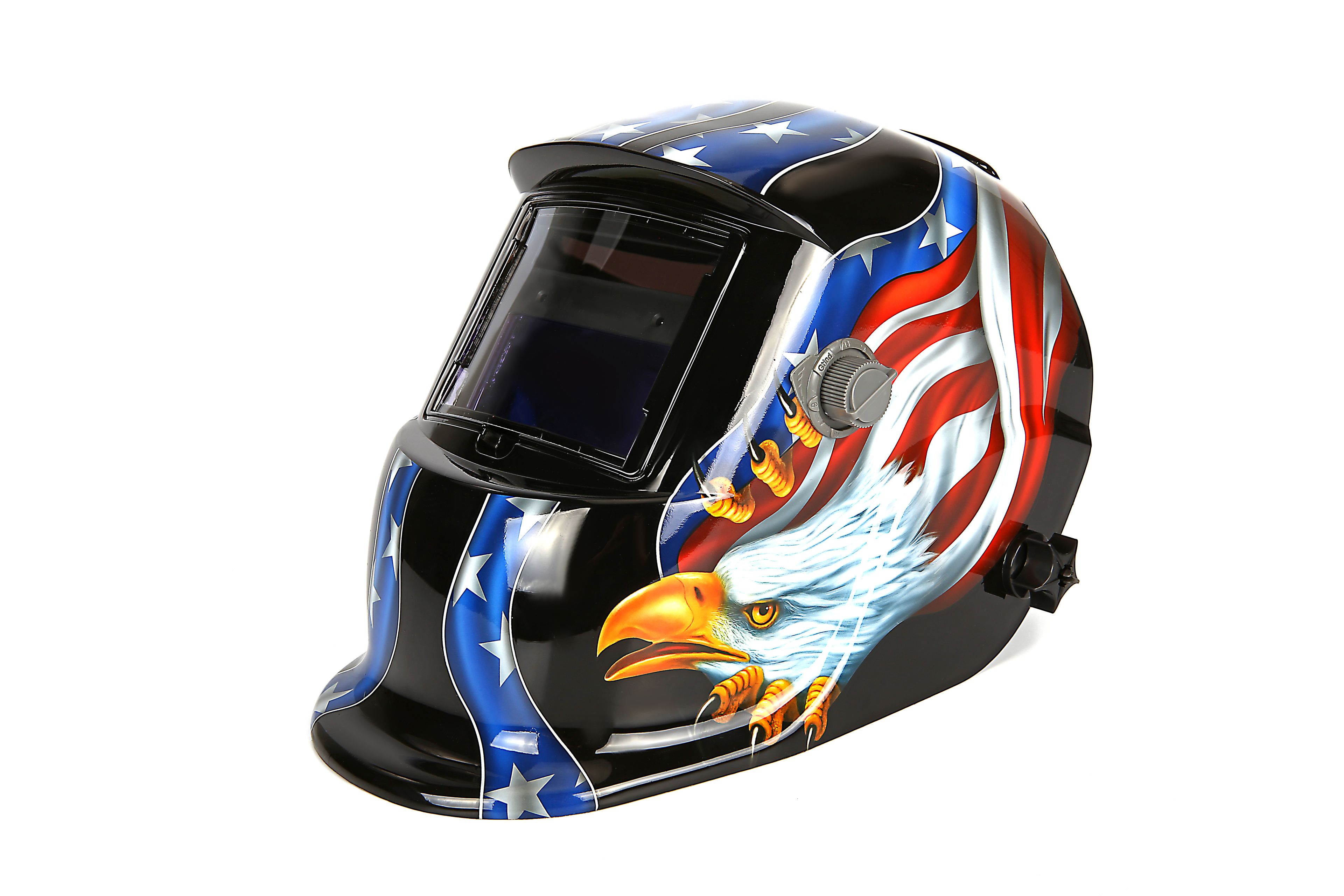 Casco da Saldatura Automatico HBM Modello 9 - Aquila USA Nera