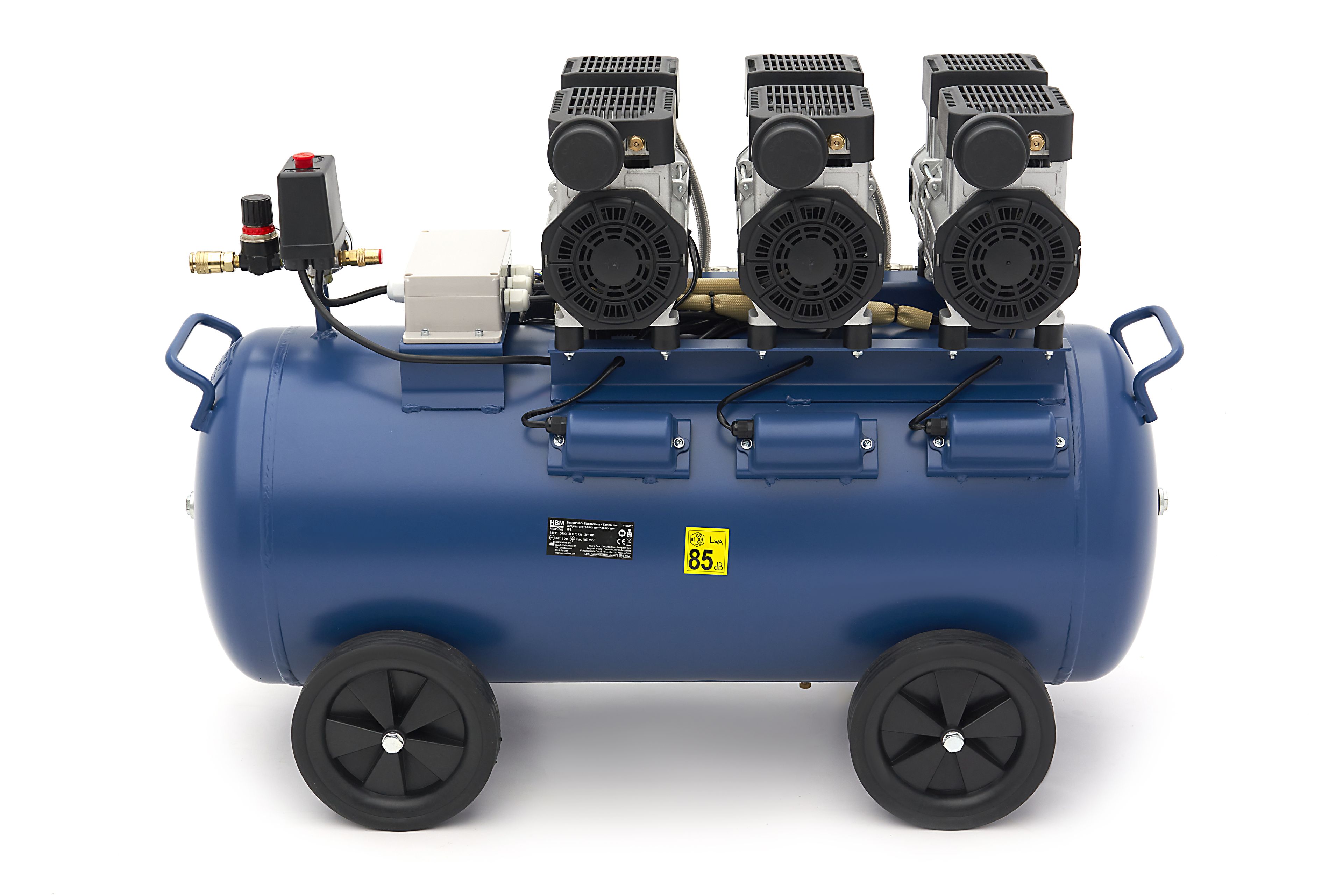 HBM Compresseur silencieux sans huile 90 litres Image 7
