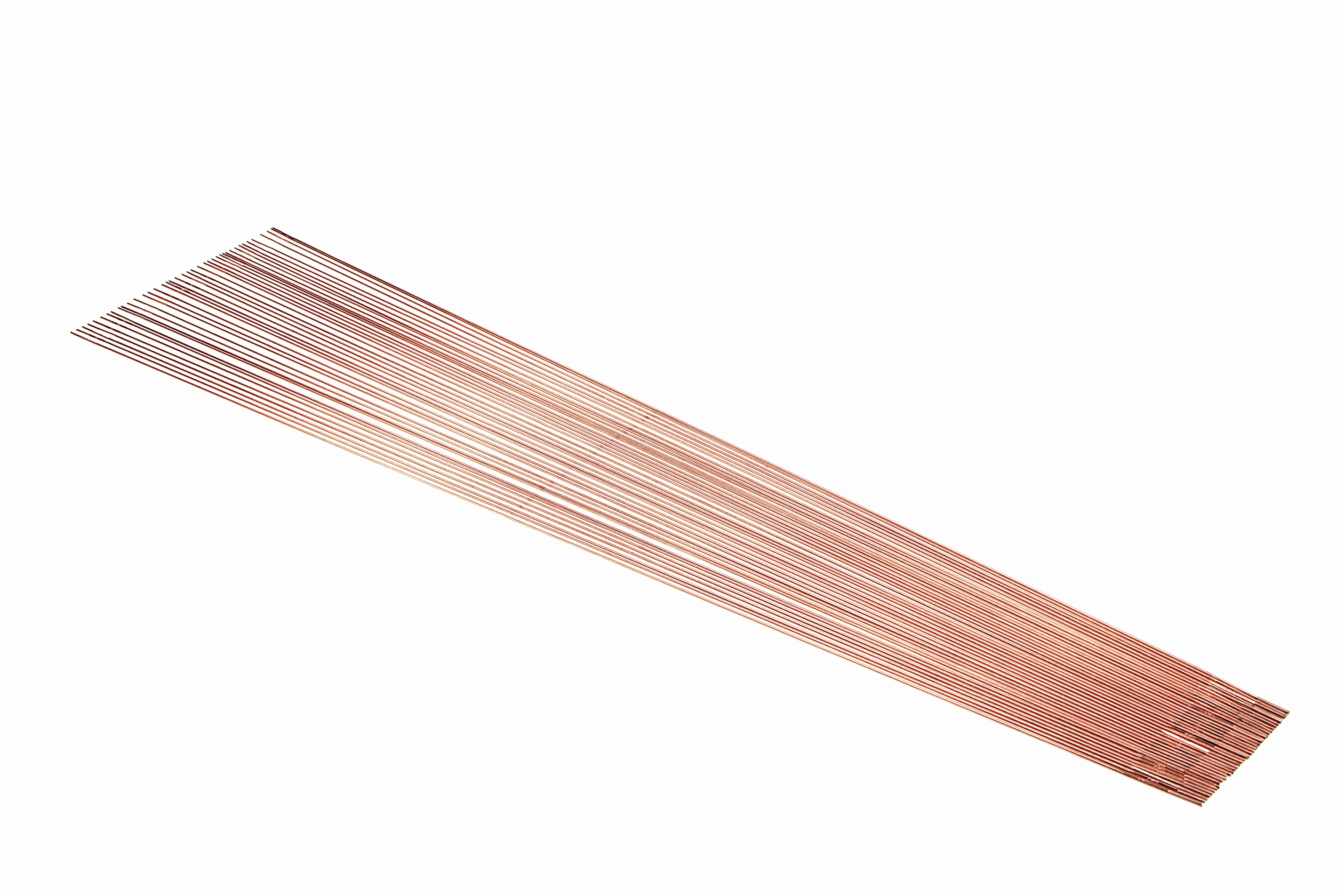 Varillas de soldadura HBM TIG ER70S-6 recubiertas de cobre para acero