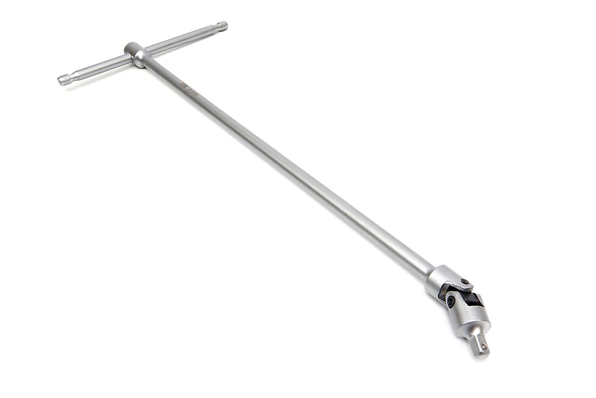 Llaves T de HBM Extra Largas con Articulación Cardán de 400 mm con Toma