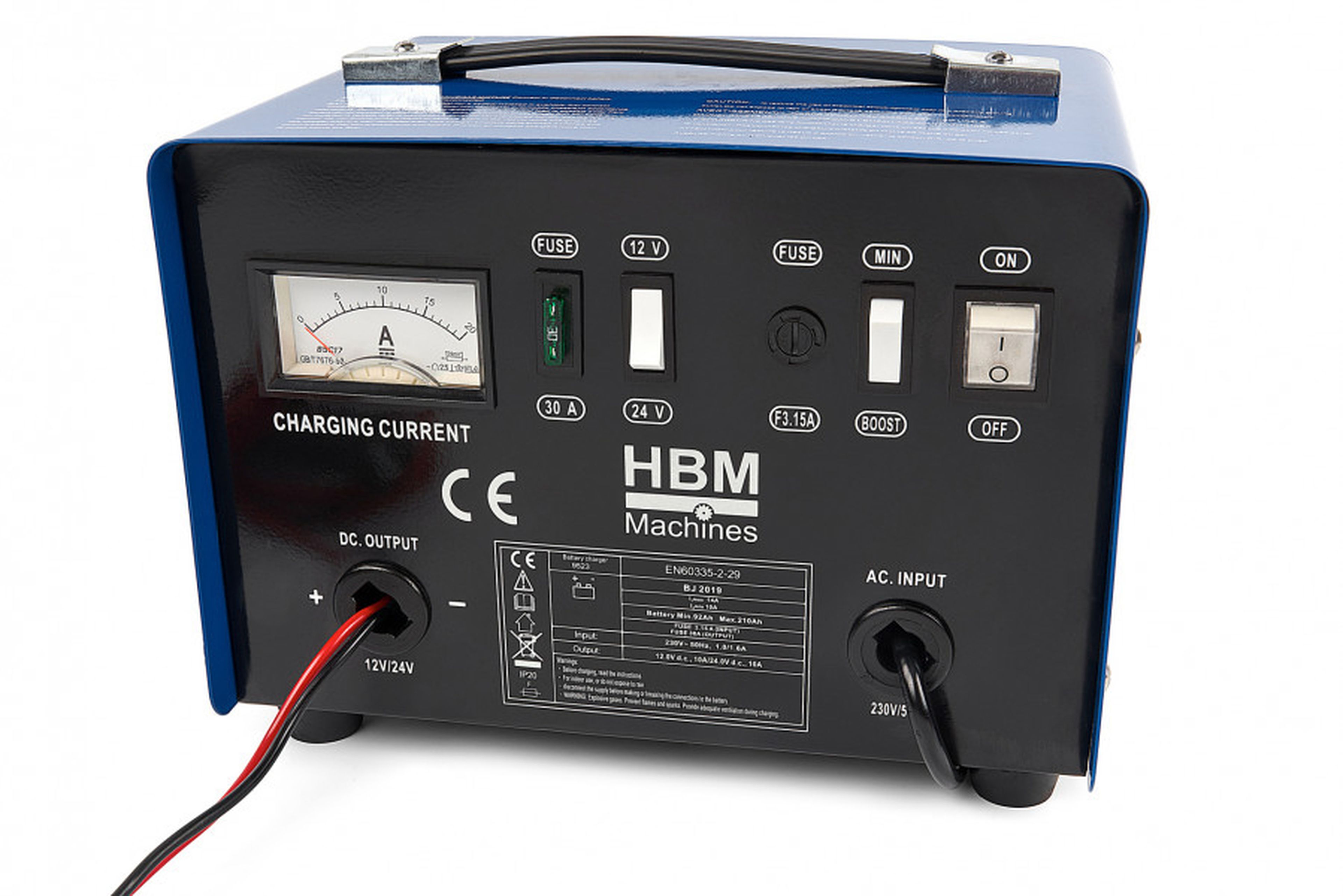 HBM Profi-Batterieladegerät, 12, 24 Volt 92 - 210 Ah Image 3