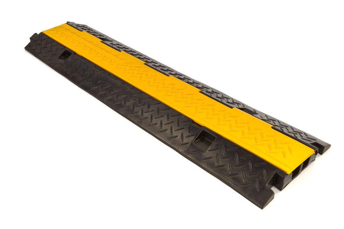 HBM 100 cm Kabelbrücke / Kabelkanal mit Klappe und 2 Kanälen