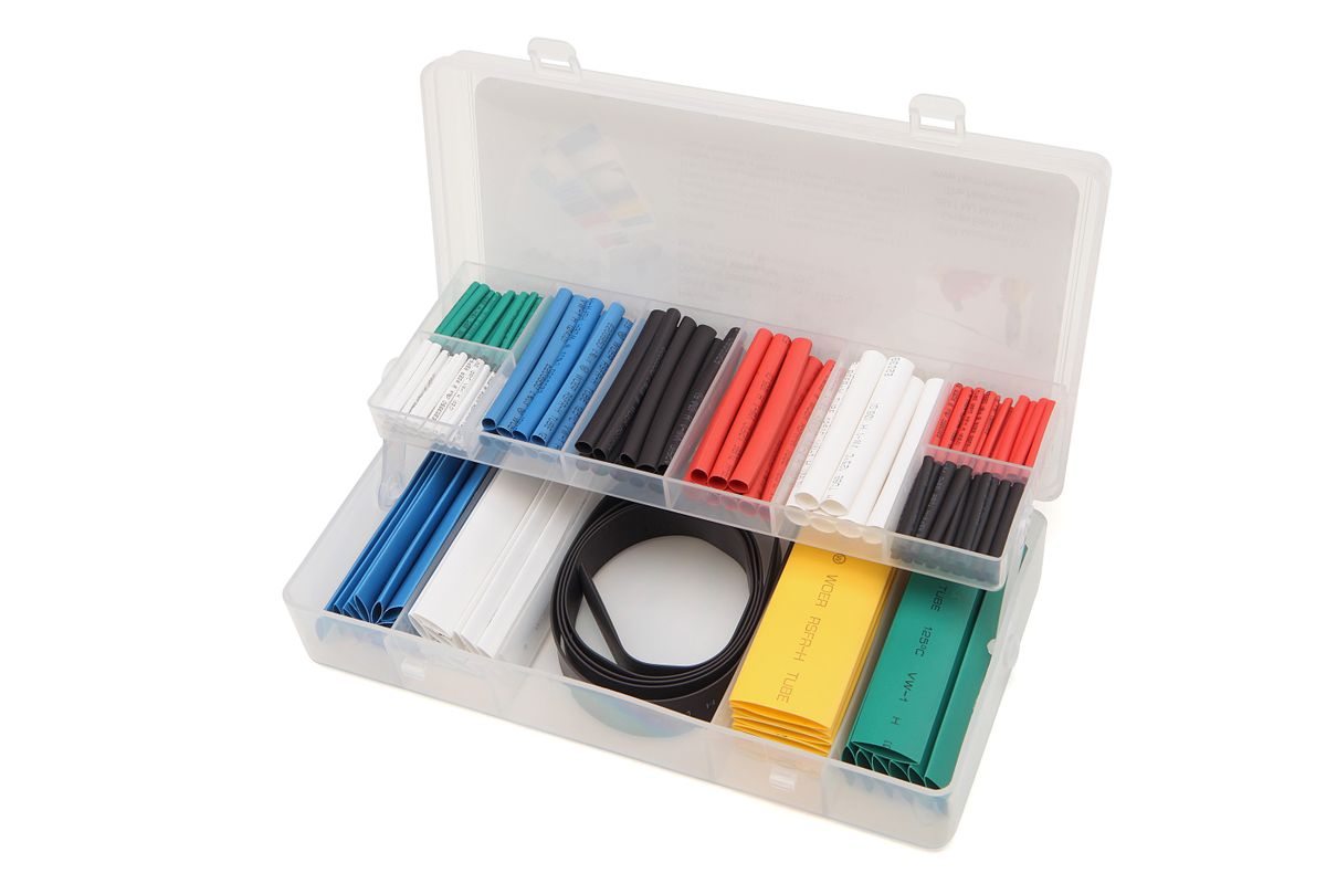 Conjunto de Manguitos Termoretráctiles HBM de 171 piezas