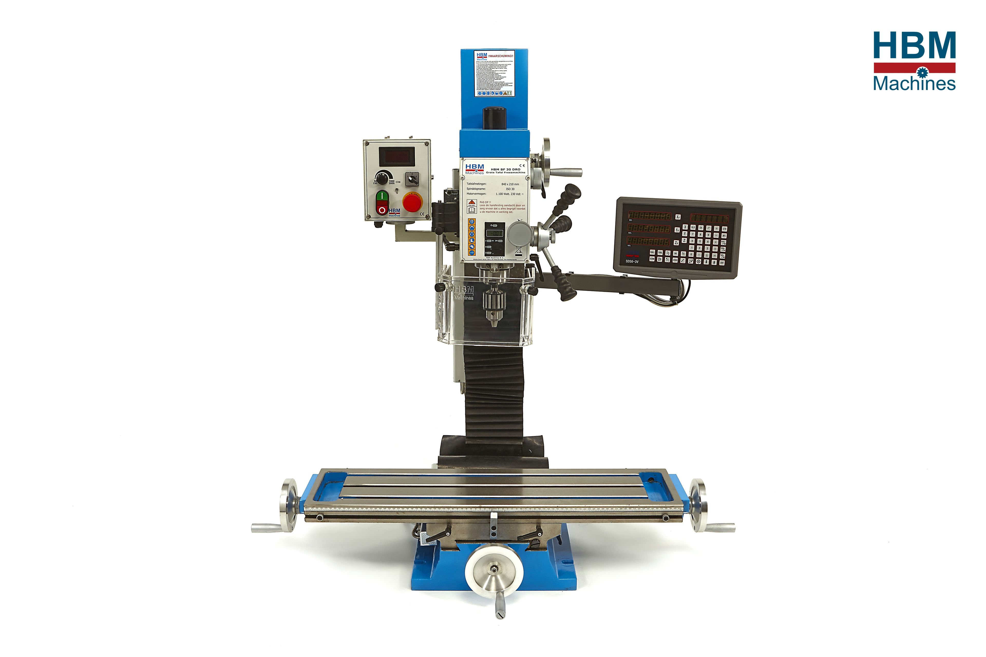 HBM fraiseuse BF 30 grande table affichage numérique Image 2