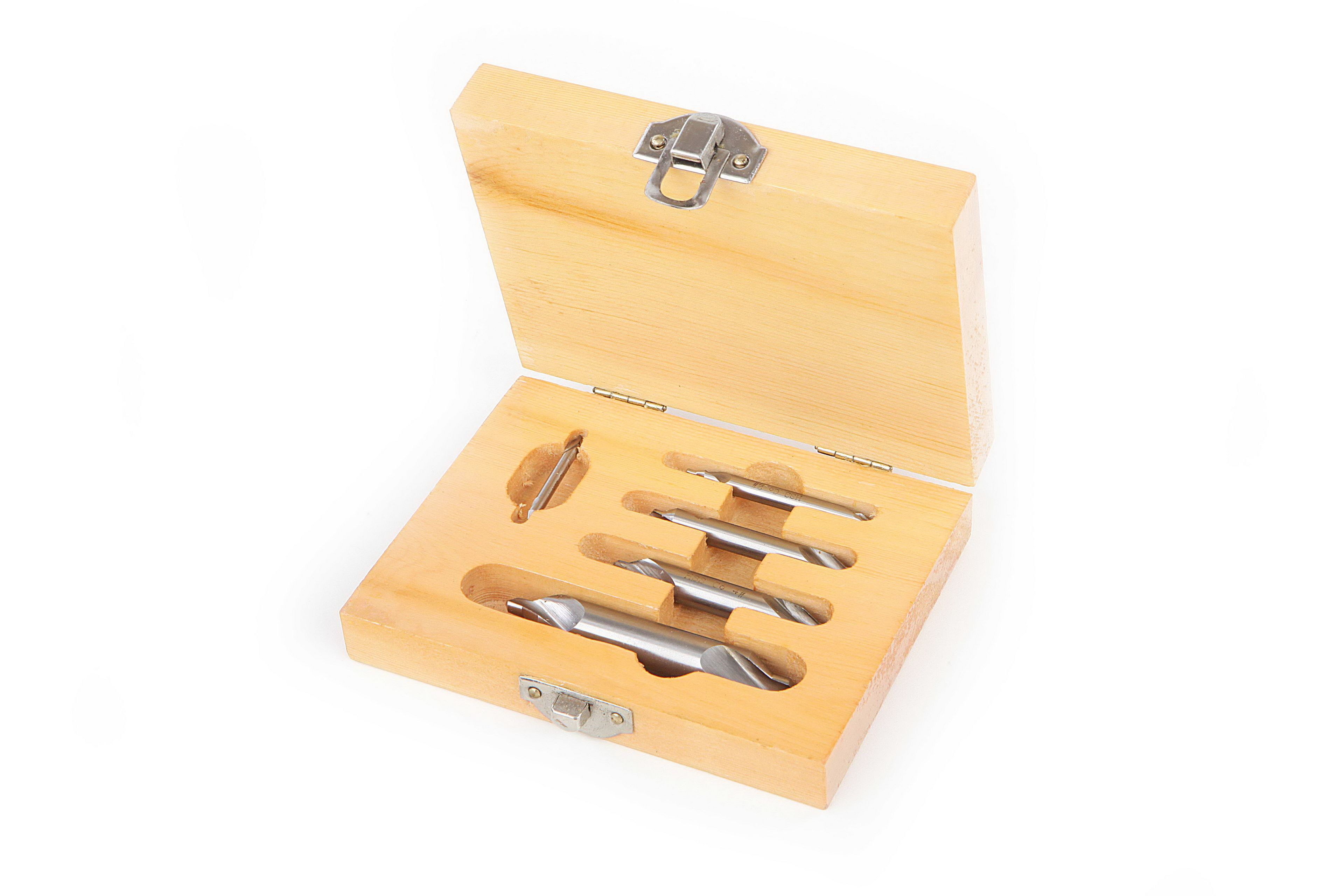 HBM 5 pièces HSS - Jeu de forets à centre 5% cobalt court