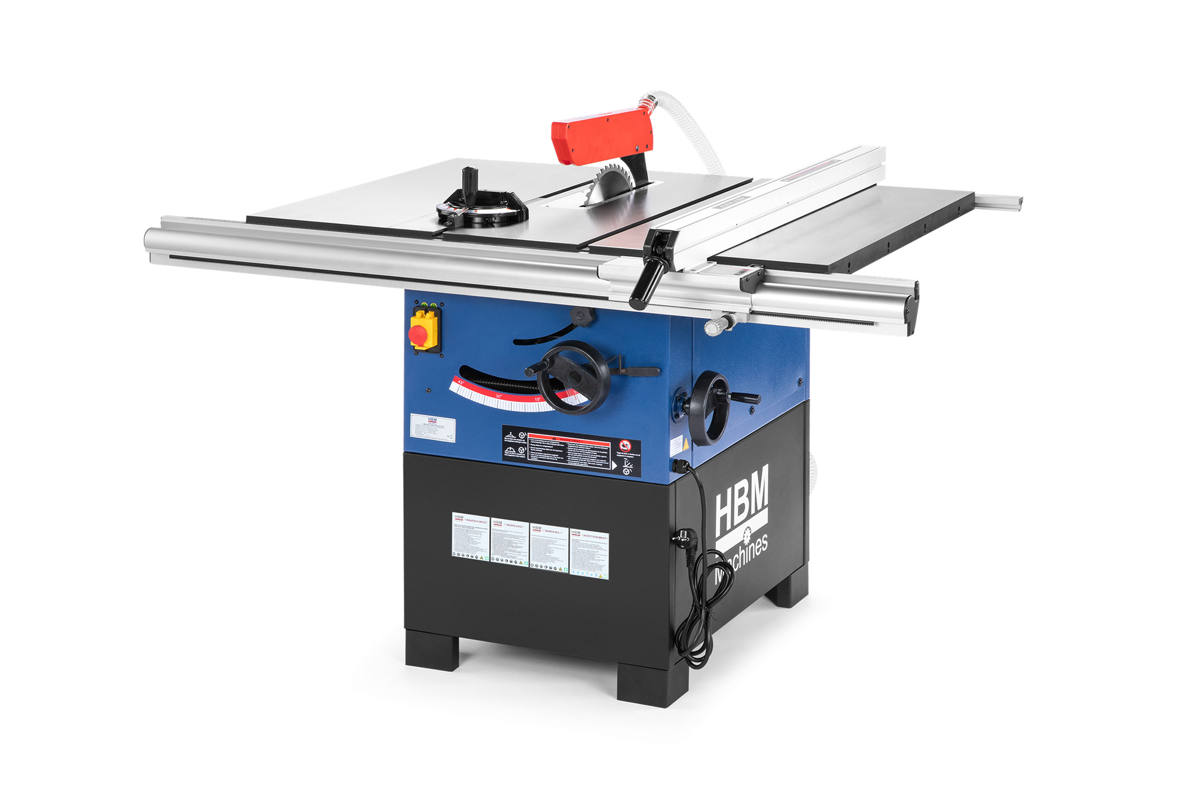Table de scie circulaire HBM 600 - 230 volts