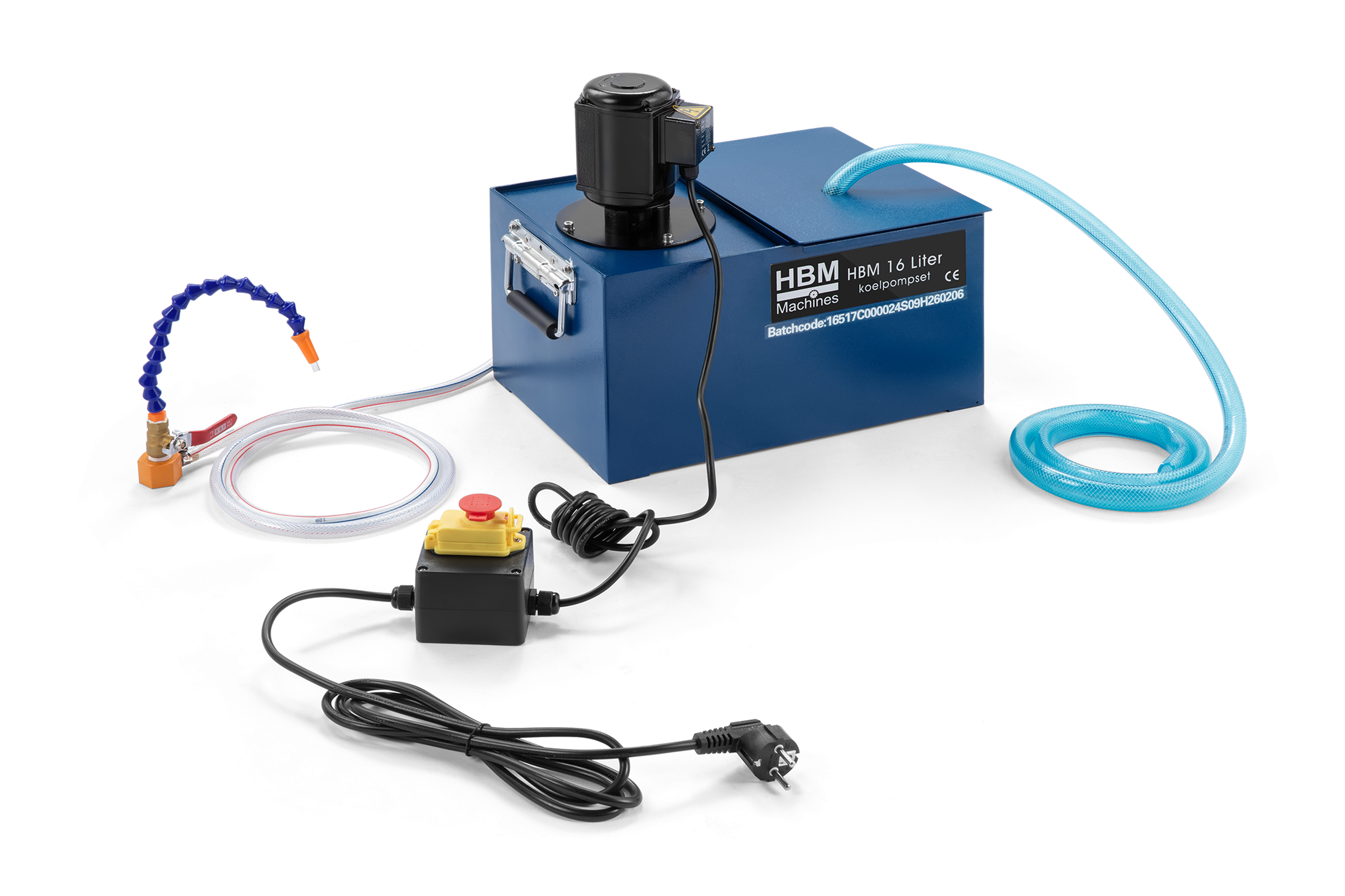 Kit de pompe de refroidissement HBM 16 litres, 230 Volt