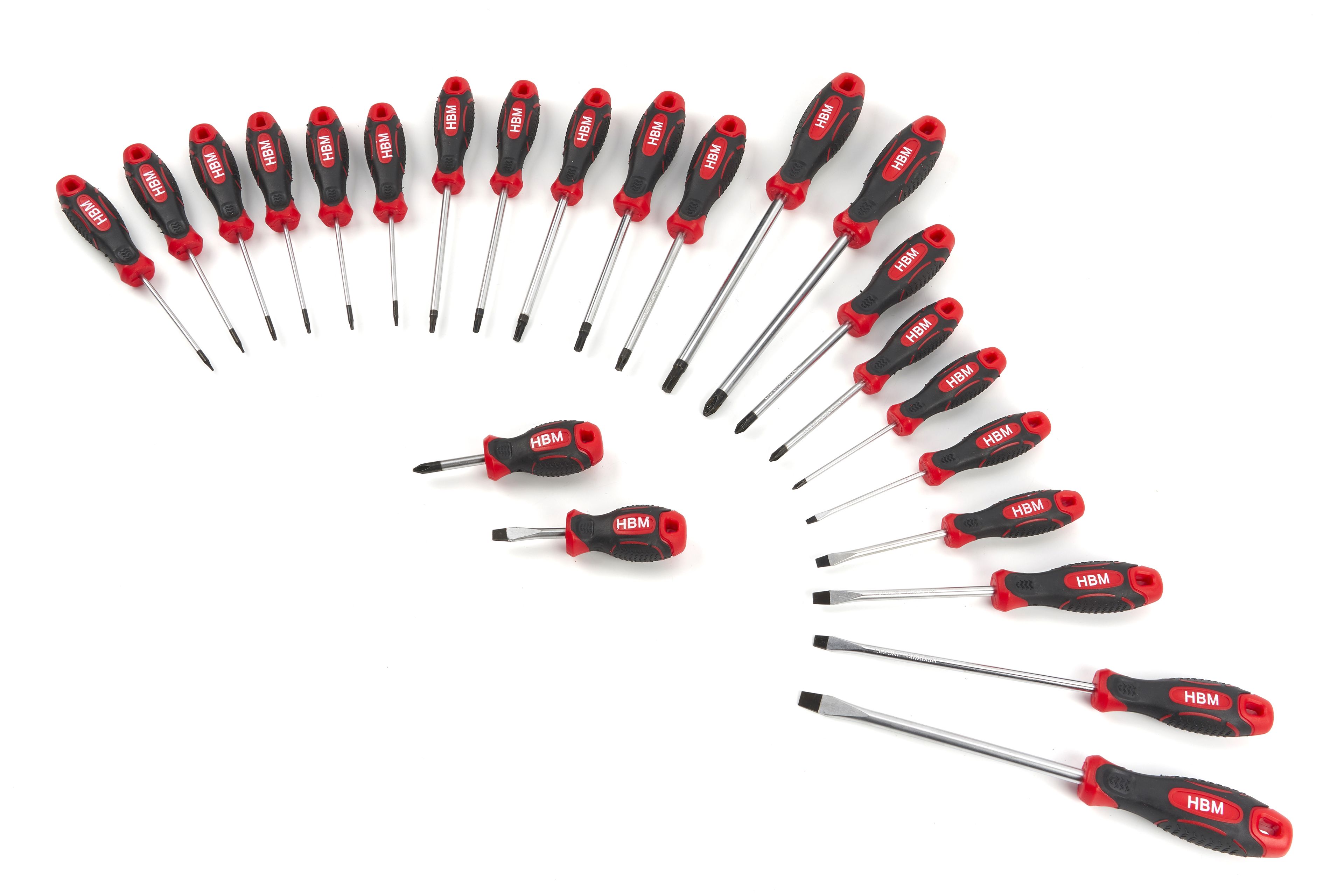 Set di cacciaviti HBM da 23 pezzi con inlay in Carbon Foam per carrello portautensili Image 9