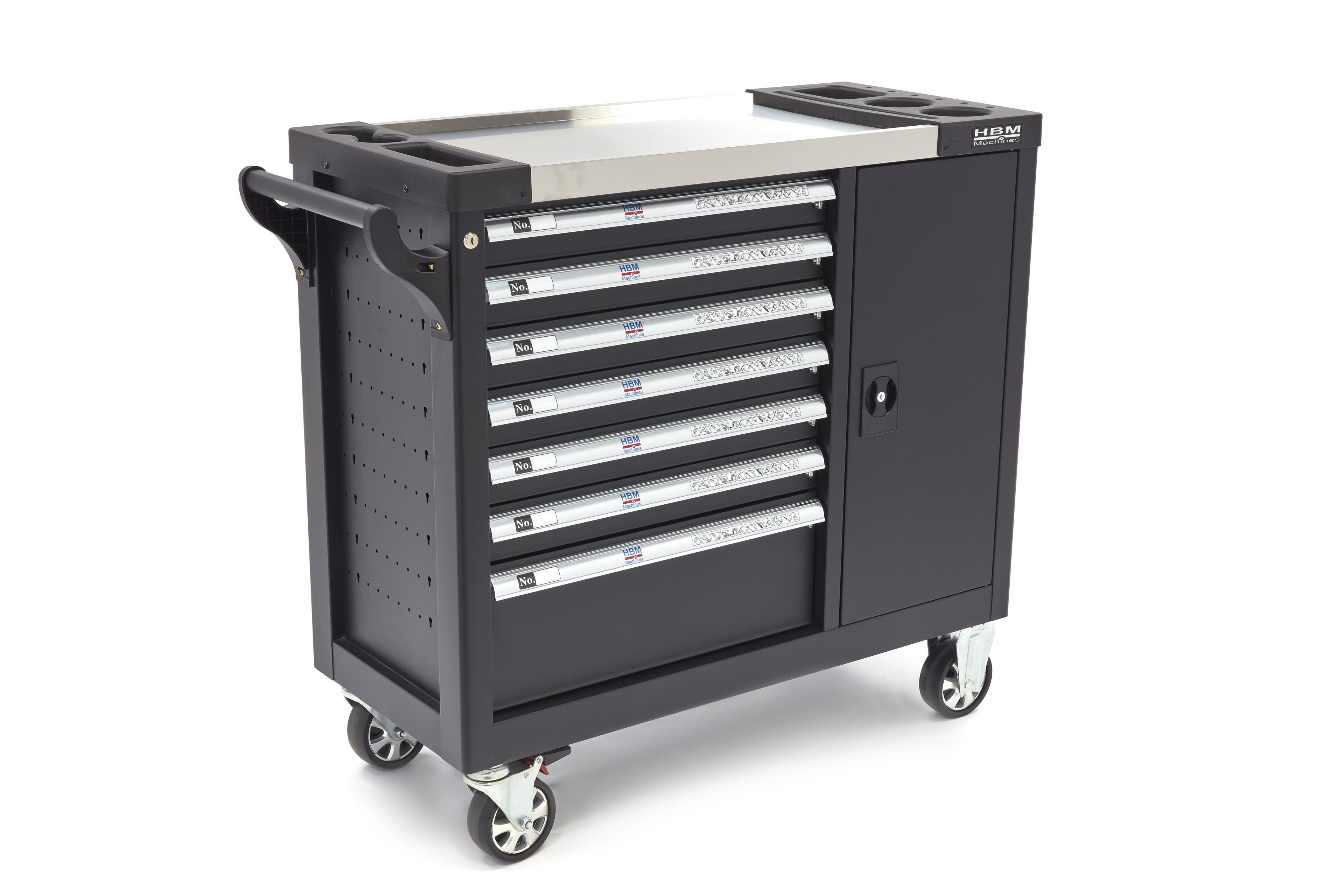 HBM XL Premium Gevulde Gereedschapswagen met Deur - 274 Delig Image 19