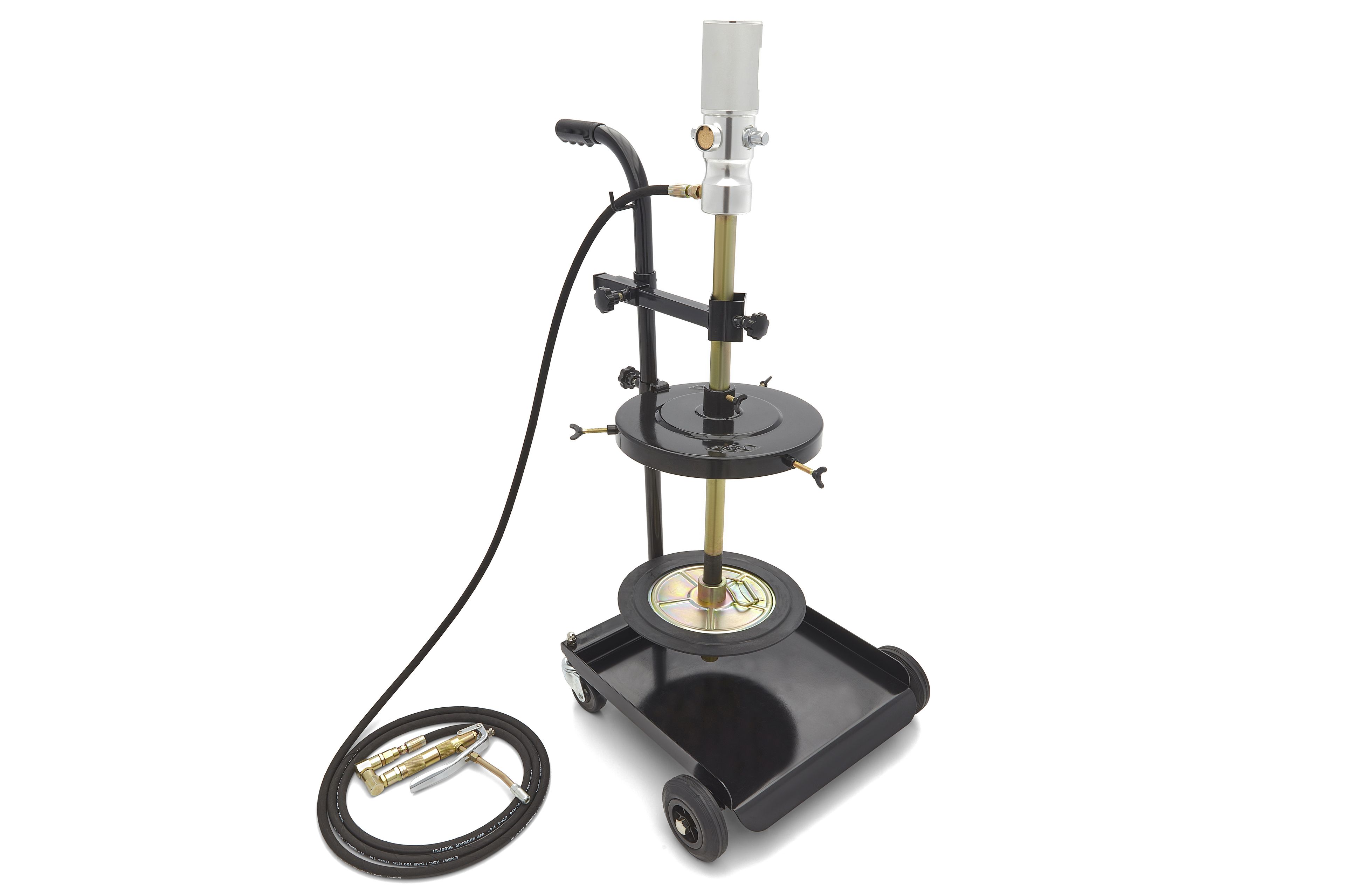 Pompa di Grasso Pneumatica Mobile HBM, Pompa di Barile da 20 – 60 Kg.