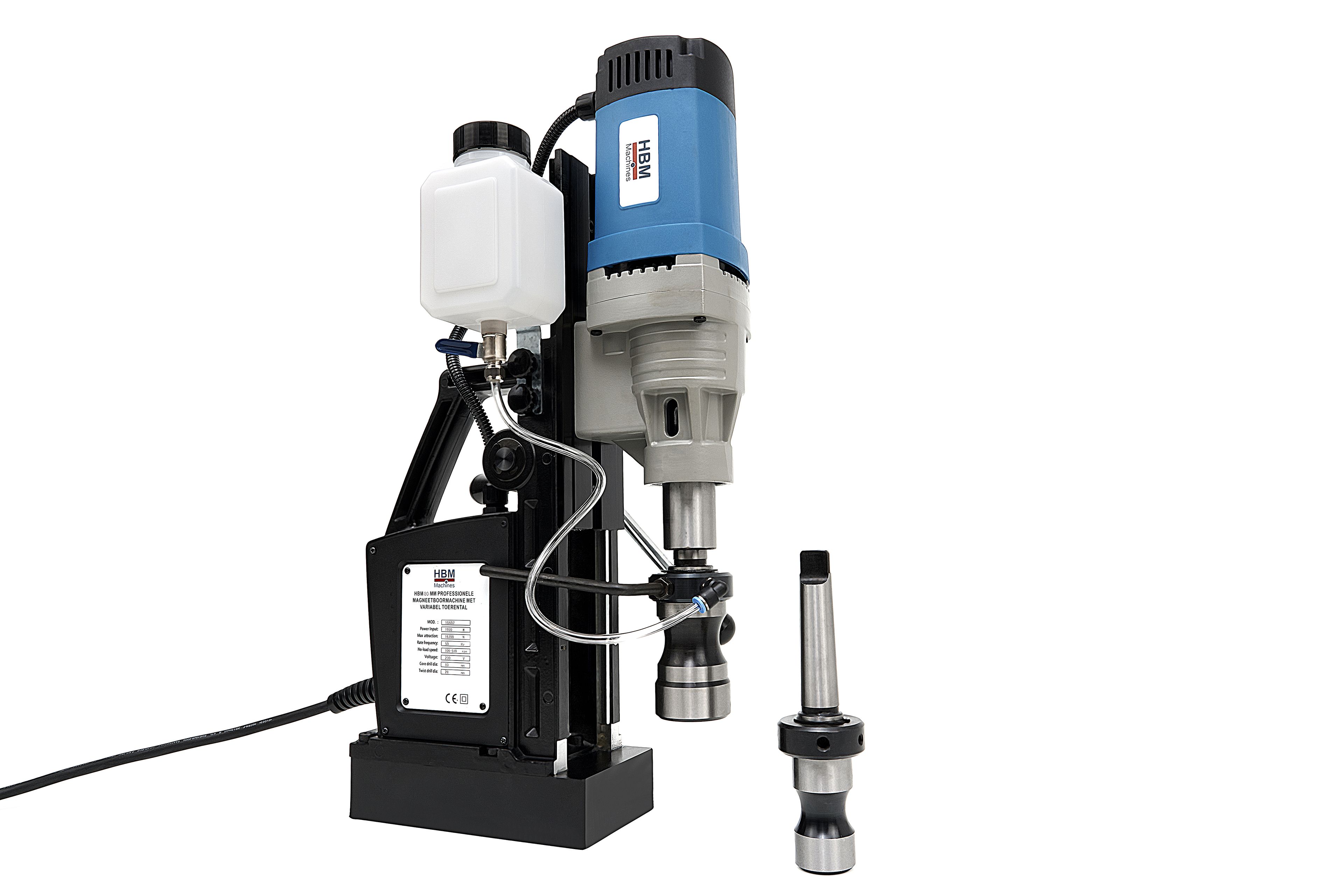 HBM 80 mm Professionele Magneetboormachine met Variabel Toerental Image 5