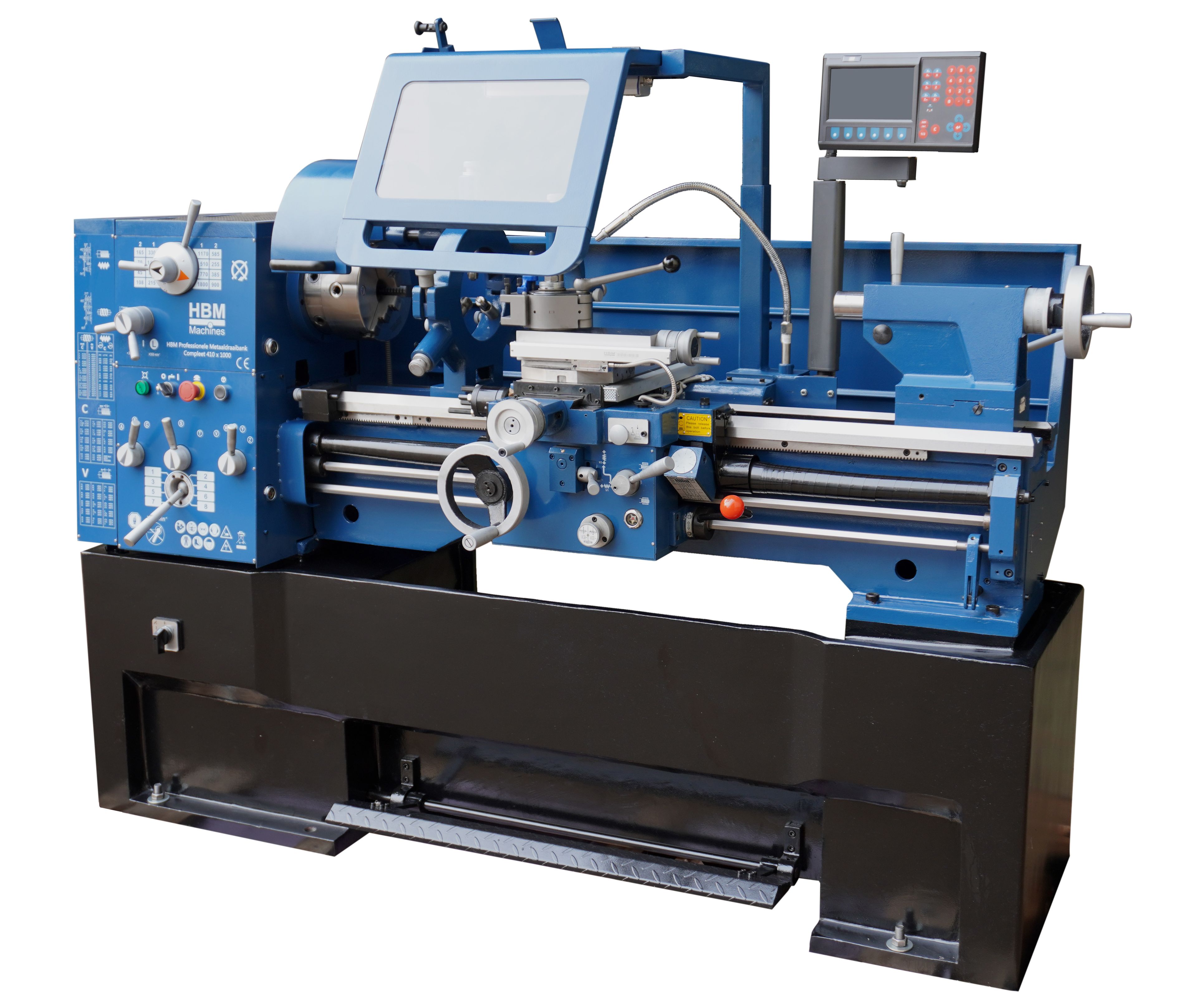 HBM torno para metal 410 x 1500 DRO 400 Volt