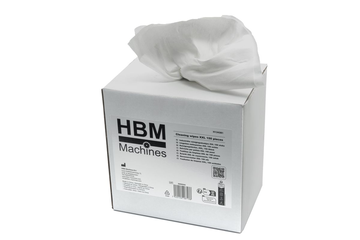 Toallitas de limpieza HBM, cleaning wipes XXL, 150 piezas