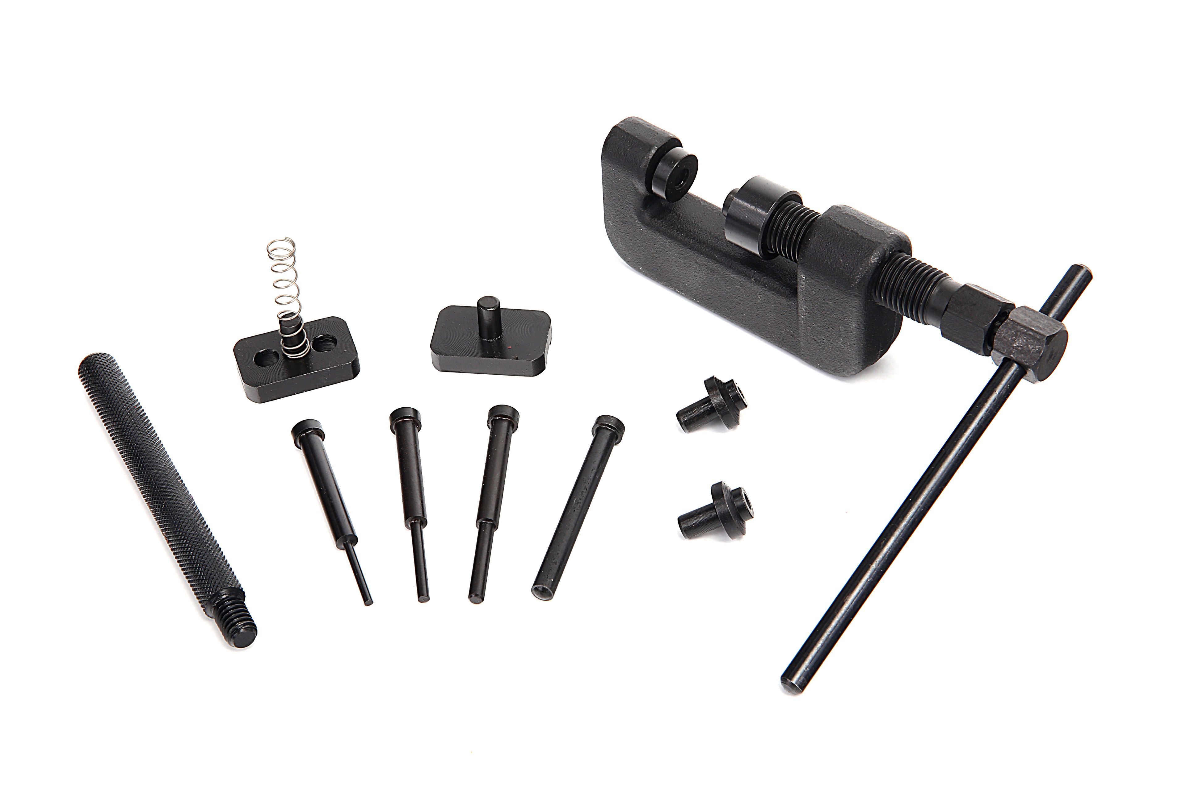 HBM 12 Delige Kettingpons en klink Set Image 2