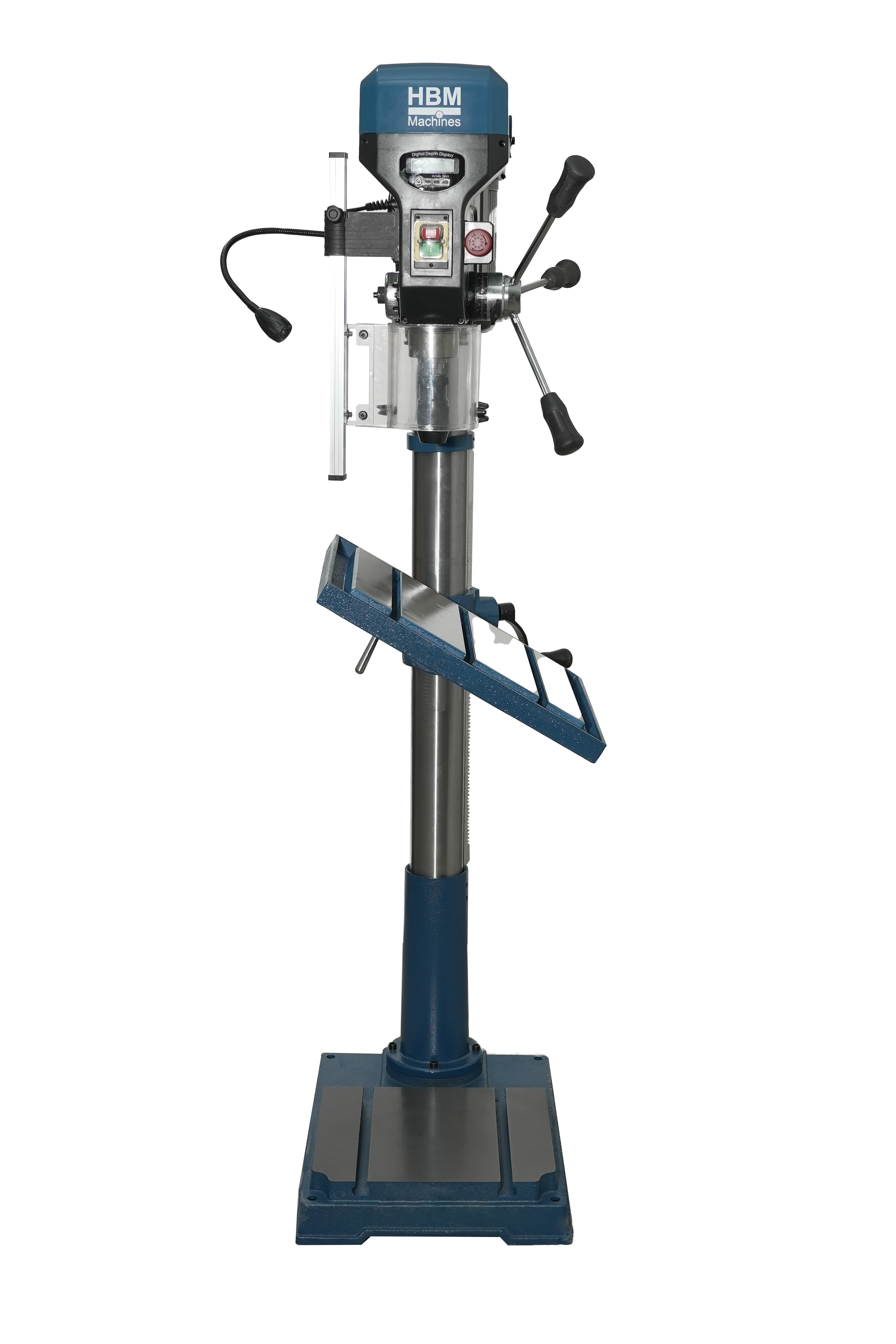 HBM 32 mm Kolomboormachine Vloermodel Met Digtale Uitlezing 230 Volt Image 5