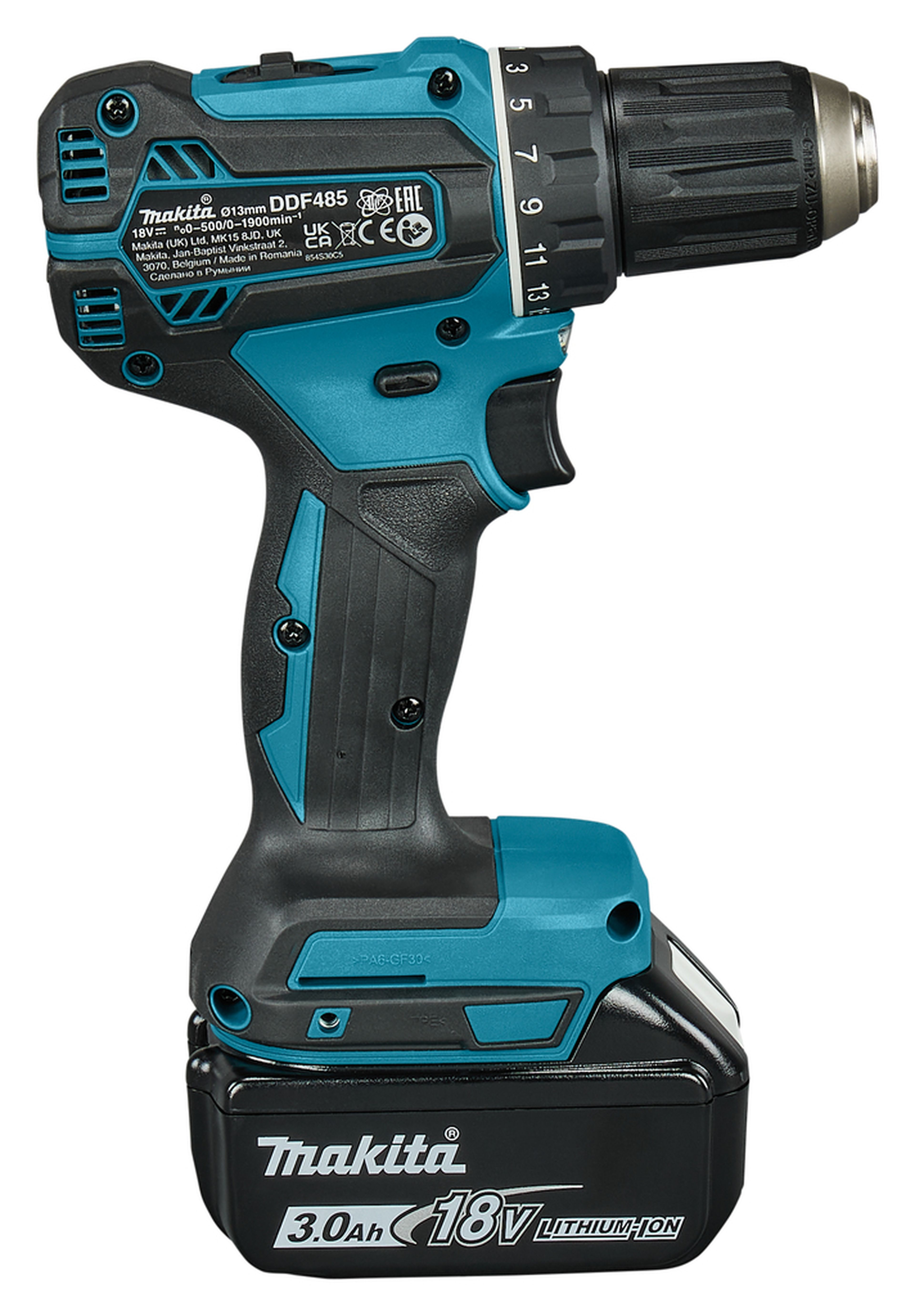 Makita accu schroefboormachine 18 Volt, 3.0 Ah, DDF485SFE Image 5