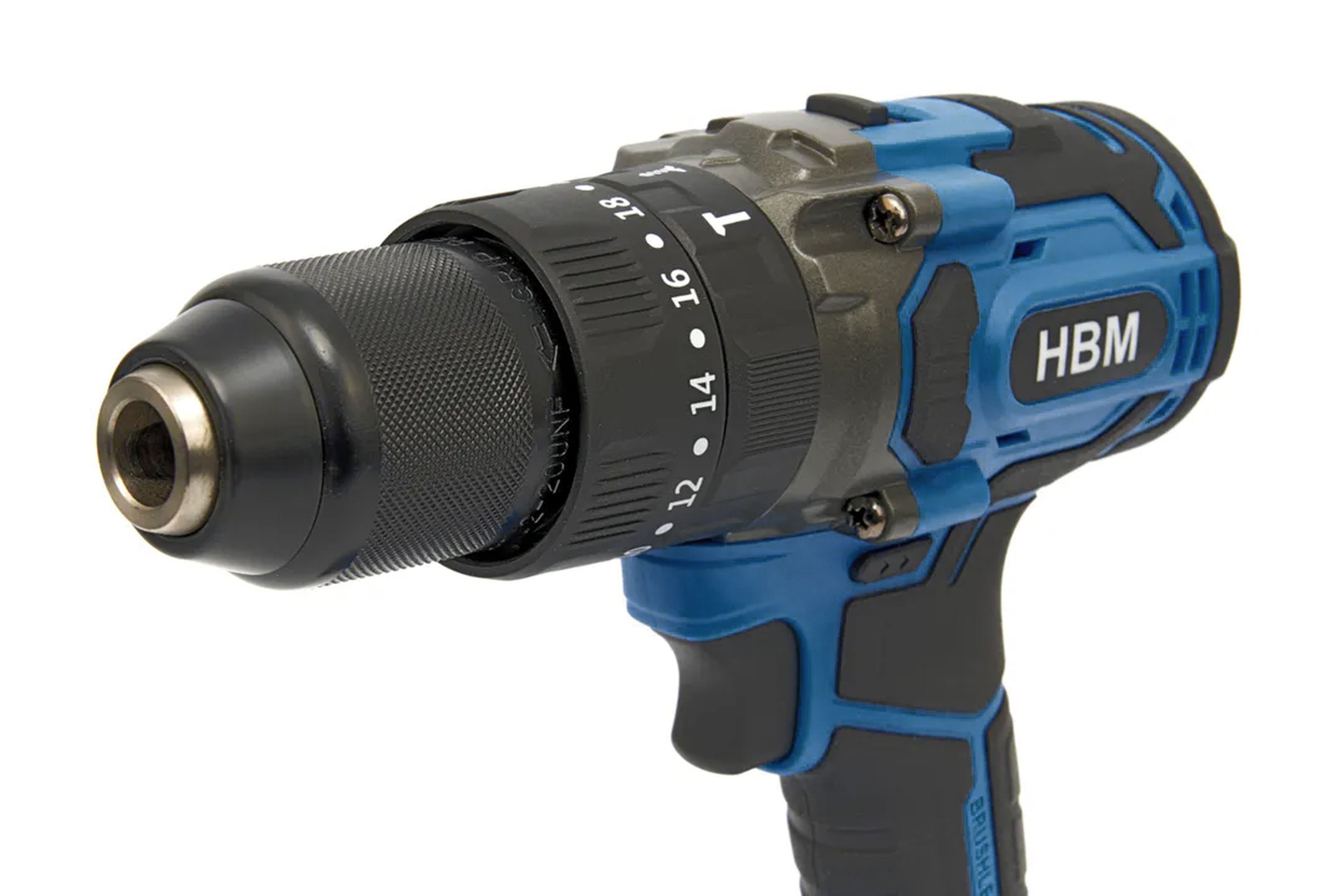 HBM accu combiset, haakse slijper, slagmoersleutel, boormachine 20 Volt Image 9