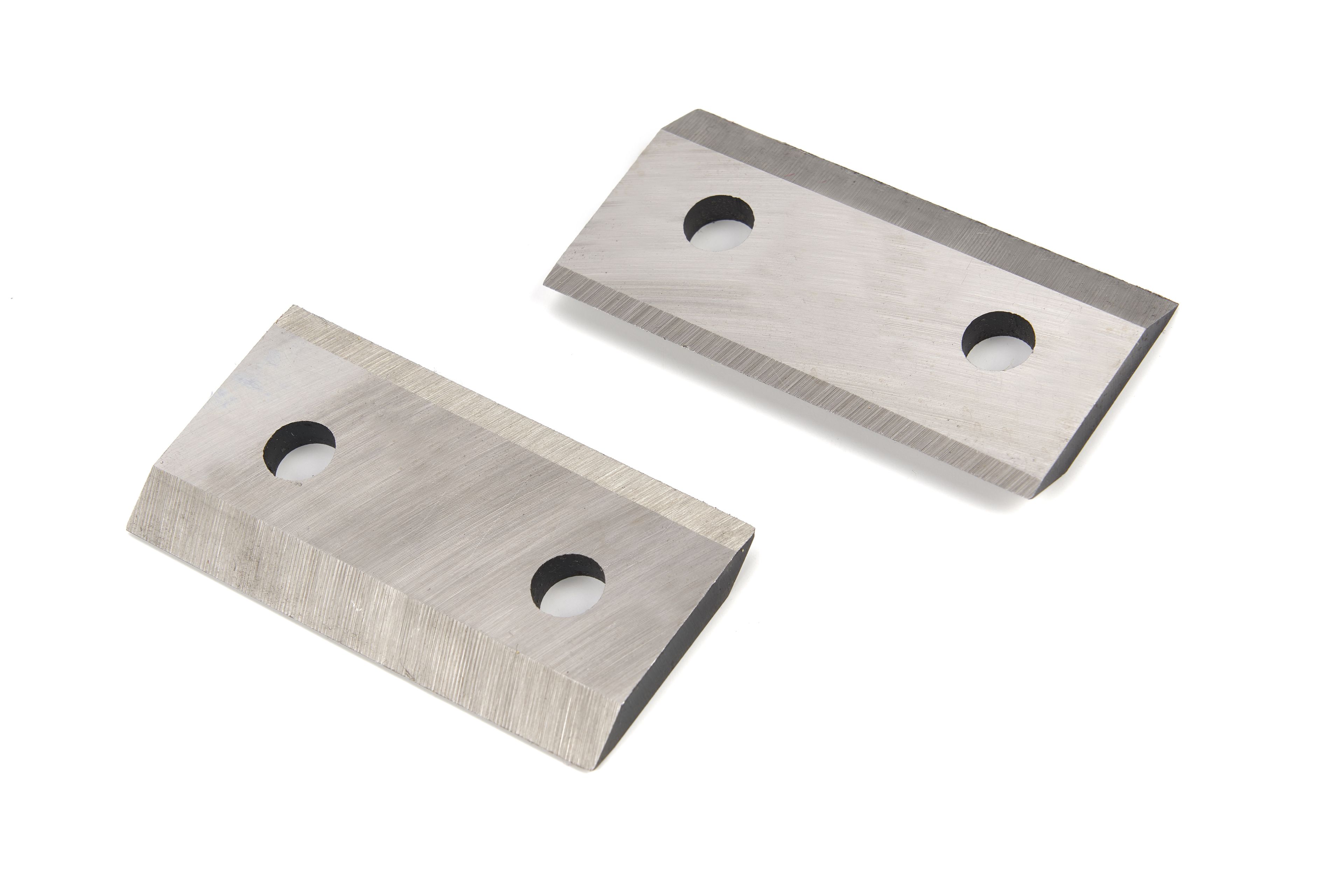 Set di lame HBM di 2 pezzi per motore a 4 tempi 6.5 HP - 196 cc Trinciatrice a benzina - Sminuzzatrice per legno