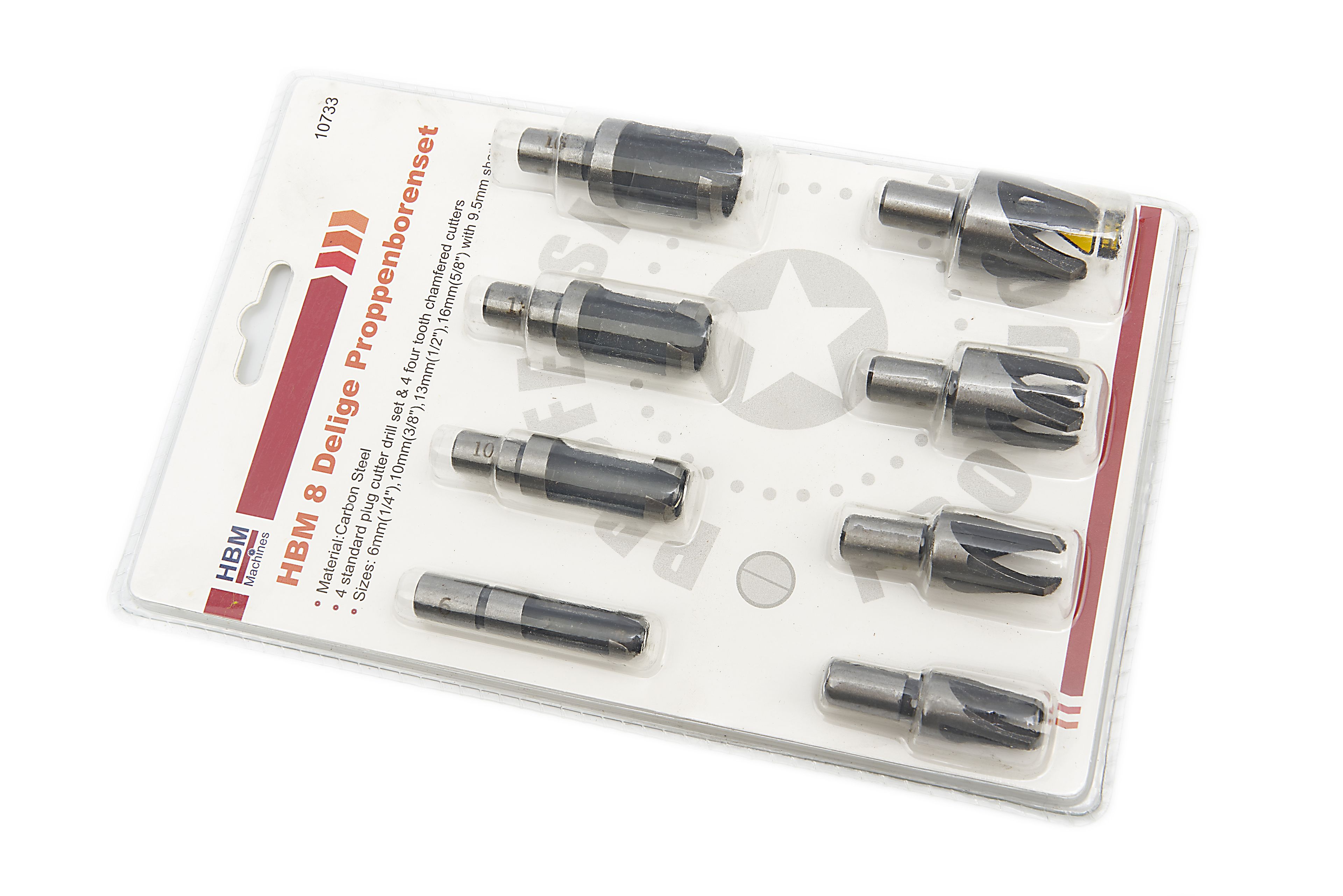 Conjunto de Brocas de Tapón HBM de 8 Piezas Image 3