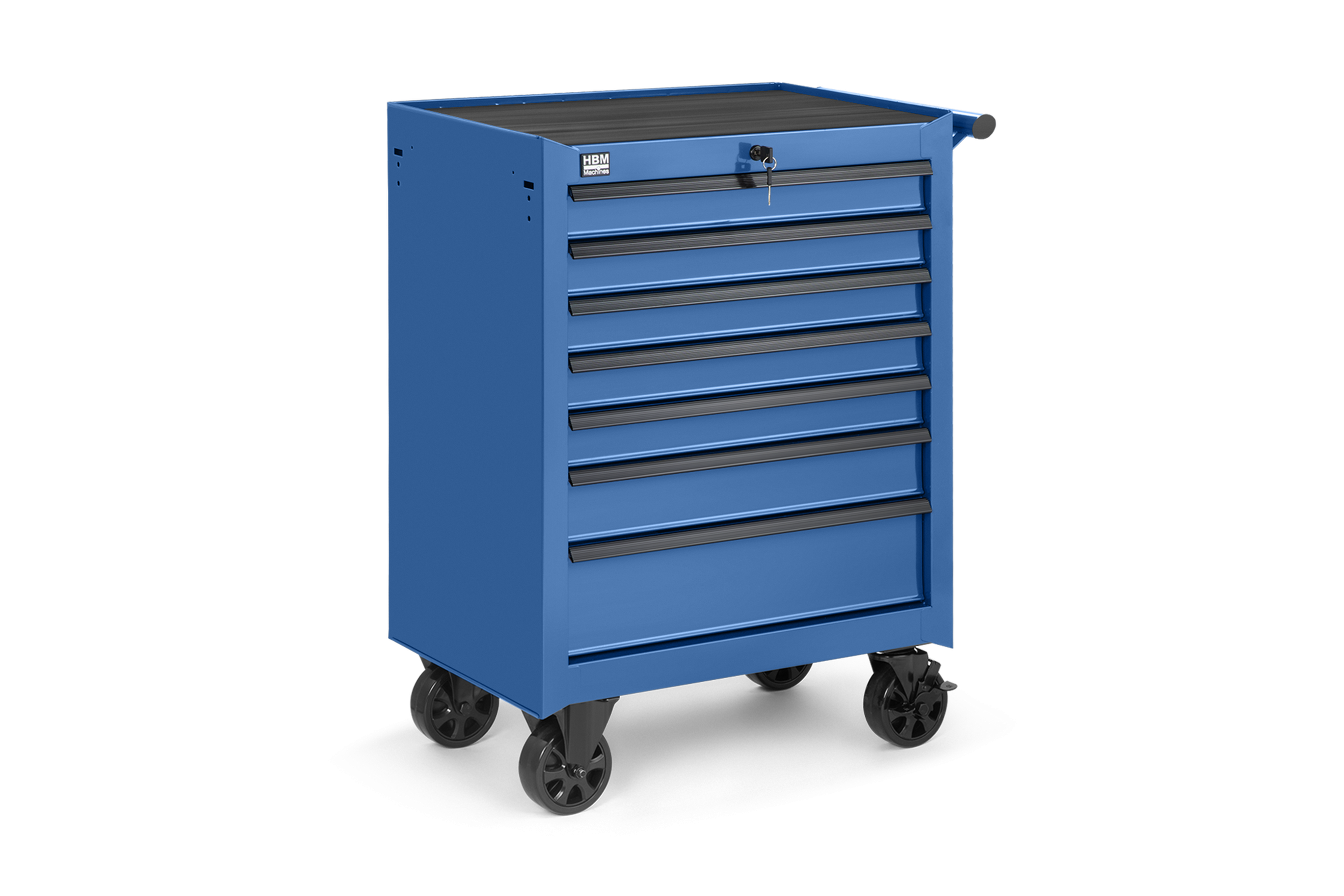 Carro de herramientas HBM de 7 cajones, azul Image 3