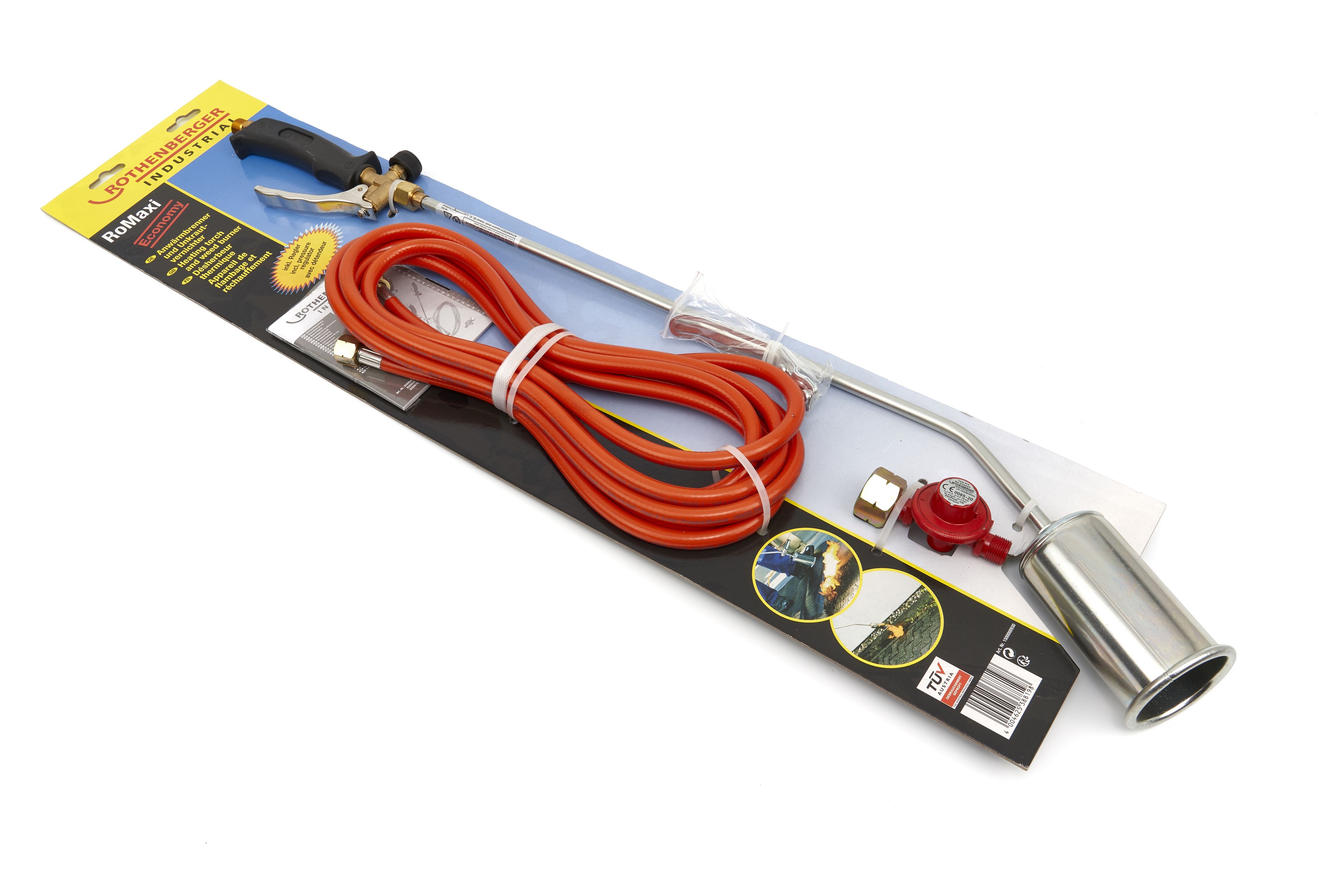 Rothenberger Dakbrander RoMaxi, regulator en slang Image 4