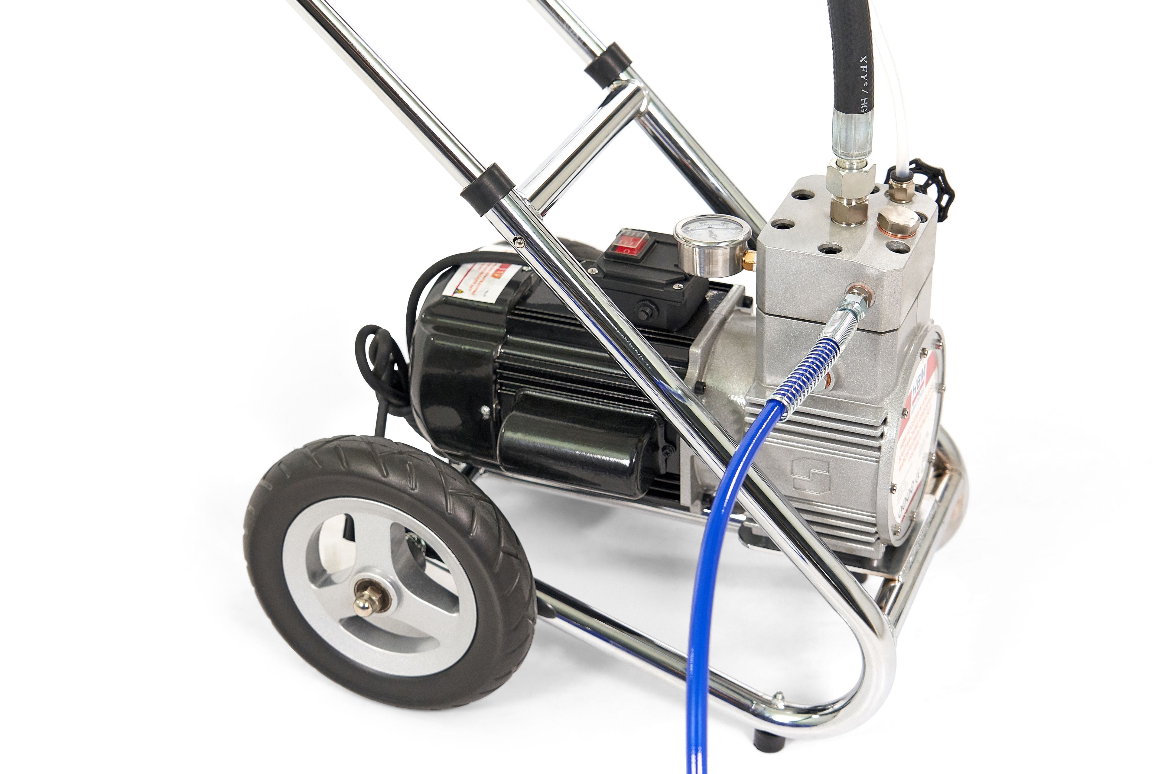 HBM Pulverizador sin aire de alta presión Pulverizador de pintura Juego de pulverizadores de pared 1500 vatios Image 6