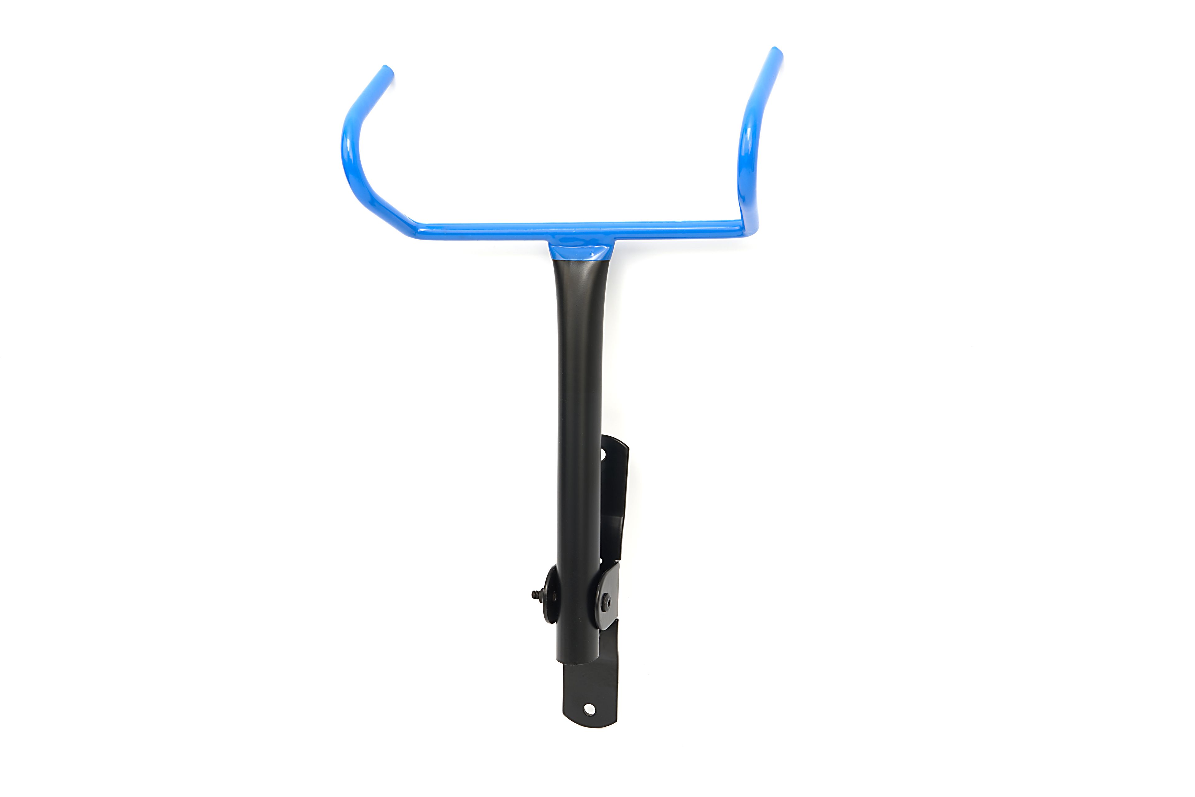 HBM Inklapbare muurbeugel voor fiets, muurhouder voor fiets, fiets ophangsysteem inklapbaar met 2 rode haken Image 3