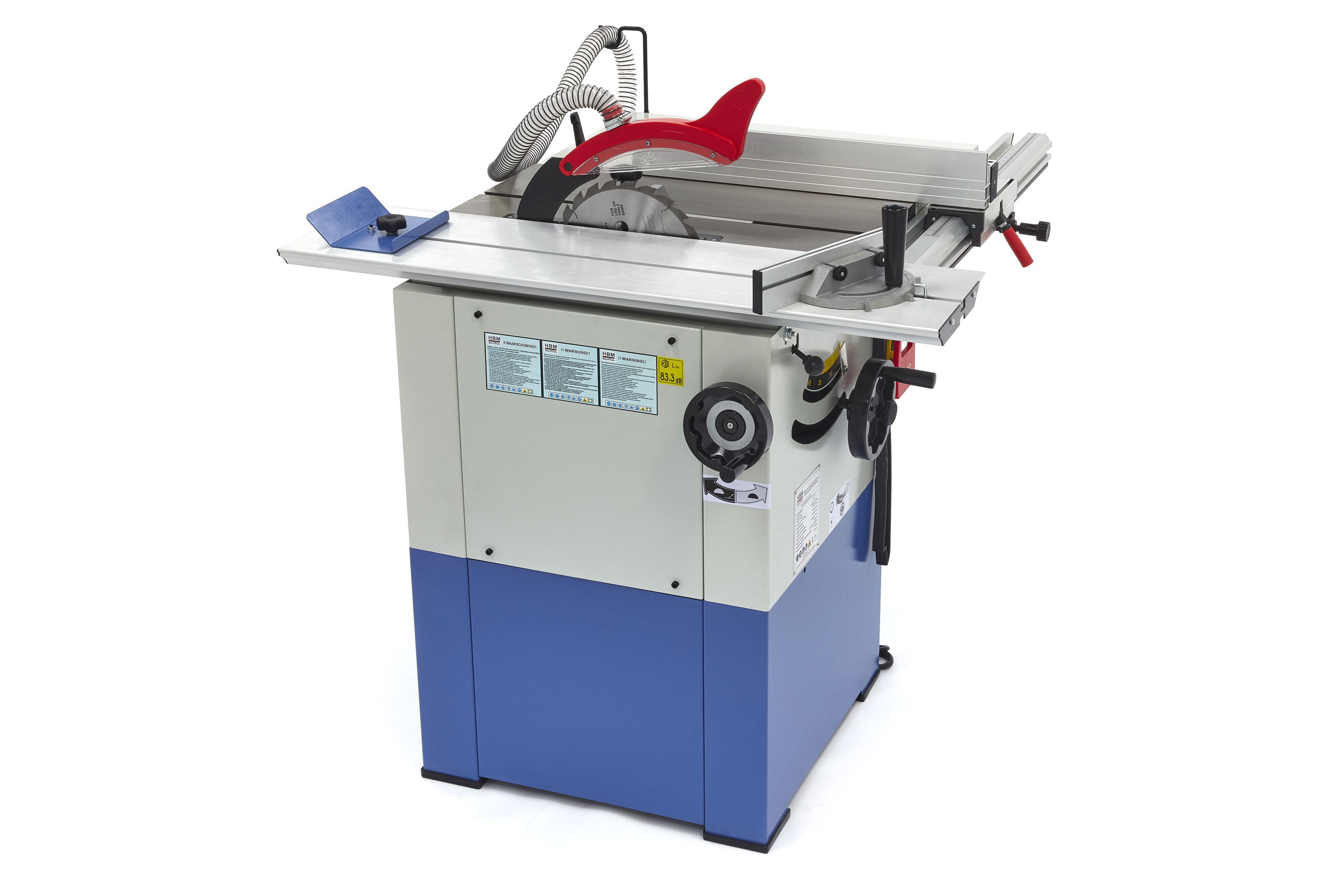 HBM Table de scie circulaire 2200 Watt avec surface à rouleaux Image 5