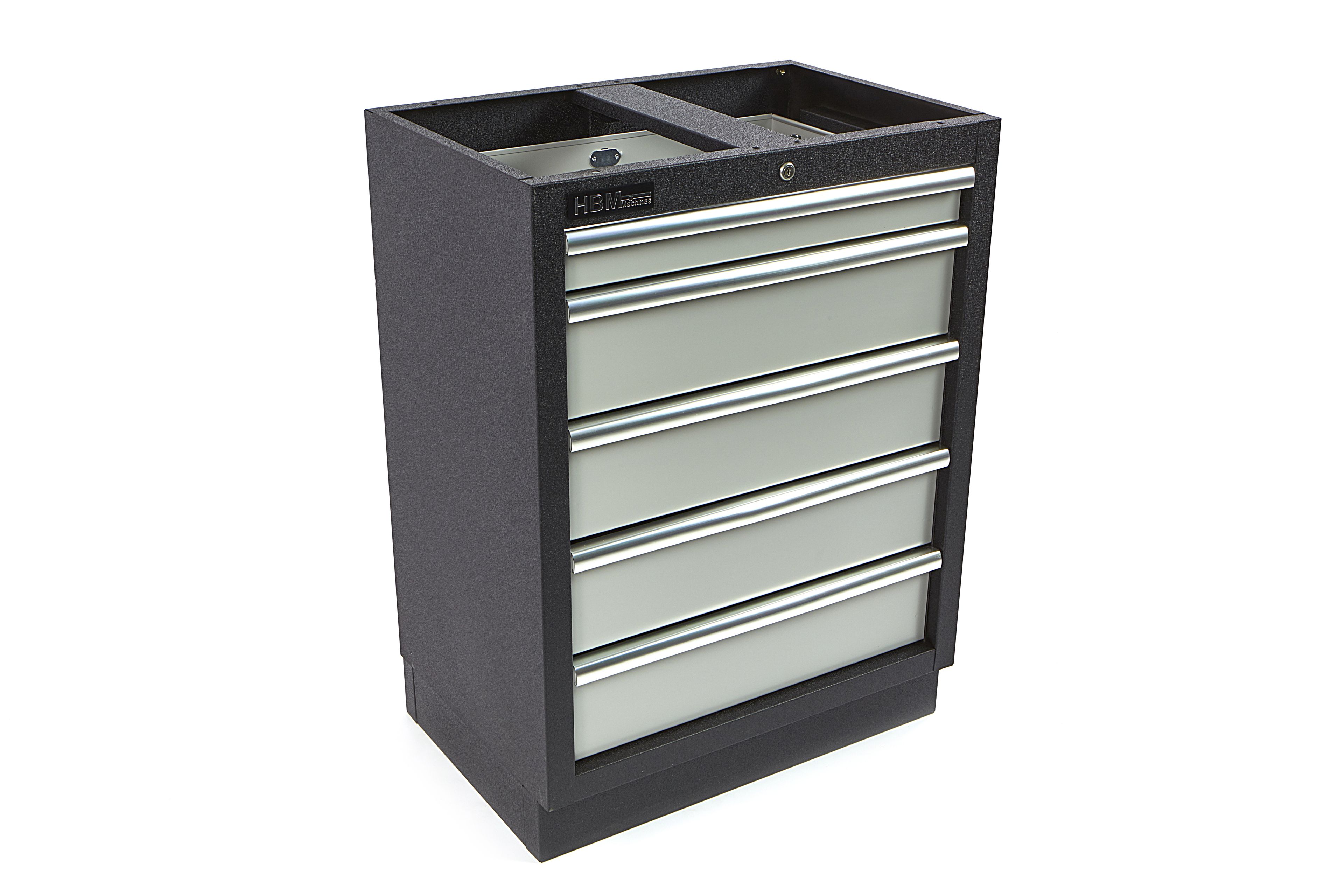 HBM 5 cajones armario de herramientas profesional para mobiliario de taller Image 3