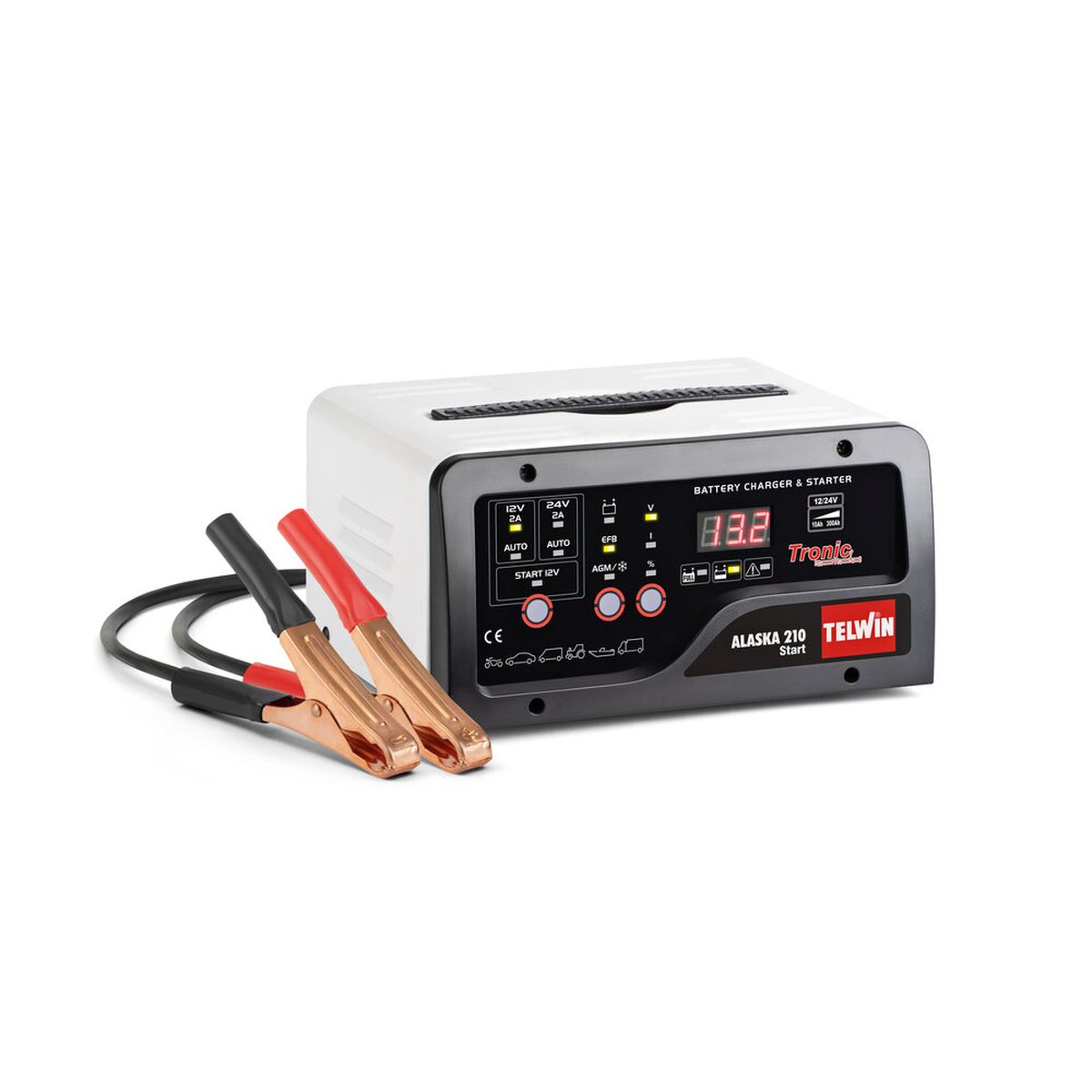 Telwin Alaska 210 Start Batterieladegerät 230V 12V/24V