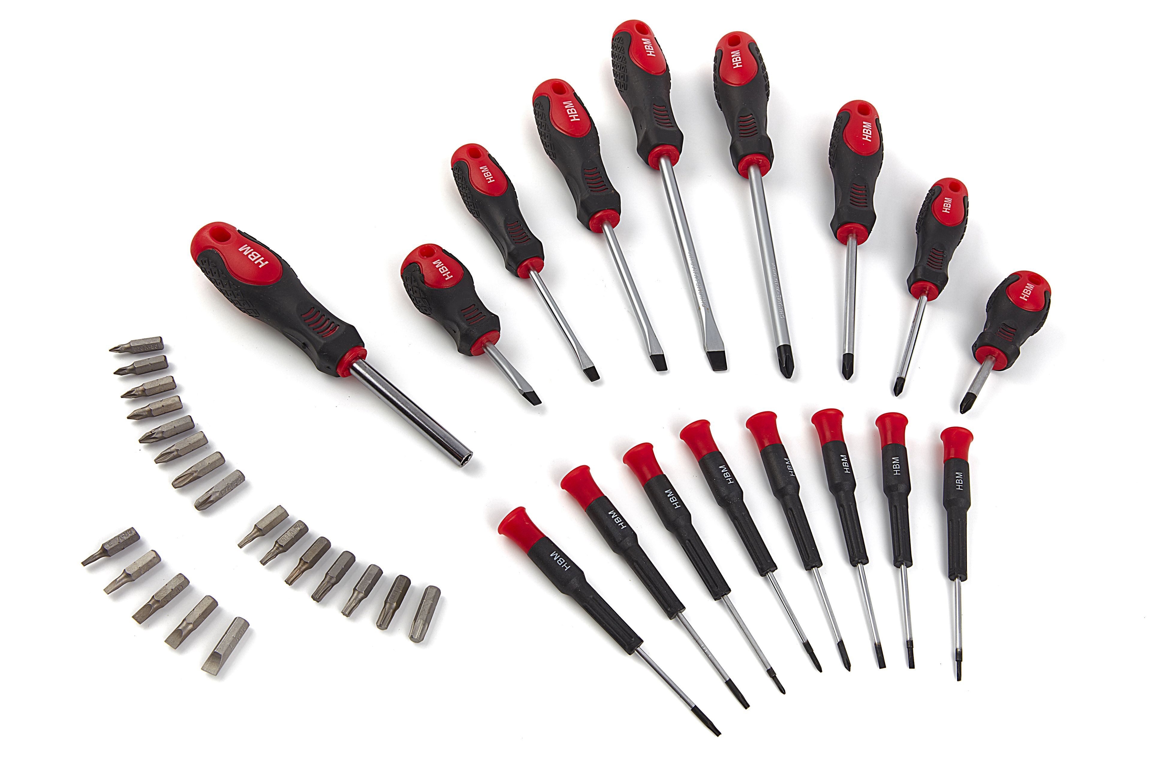 HBM 37-teiliges Profi-Schraubendreher- und Bit-Set Image 2
