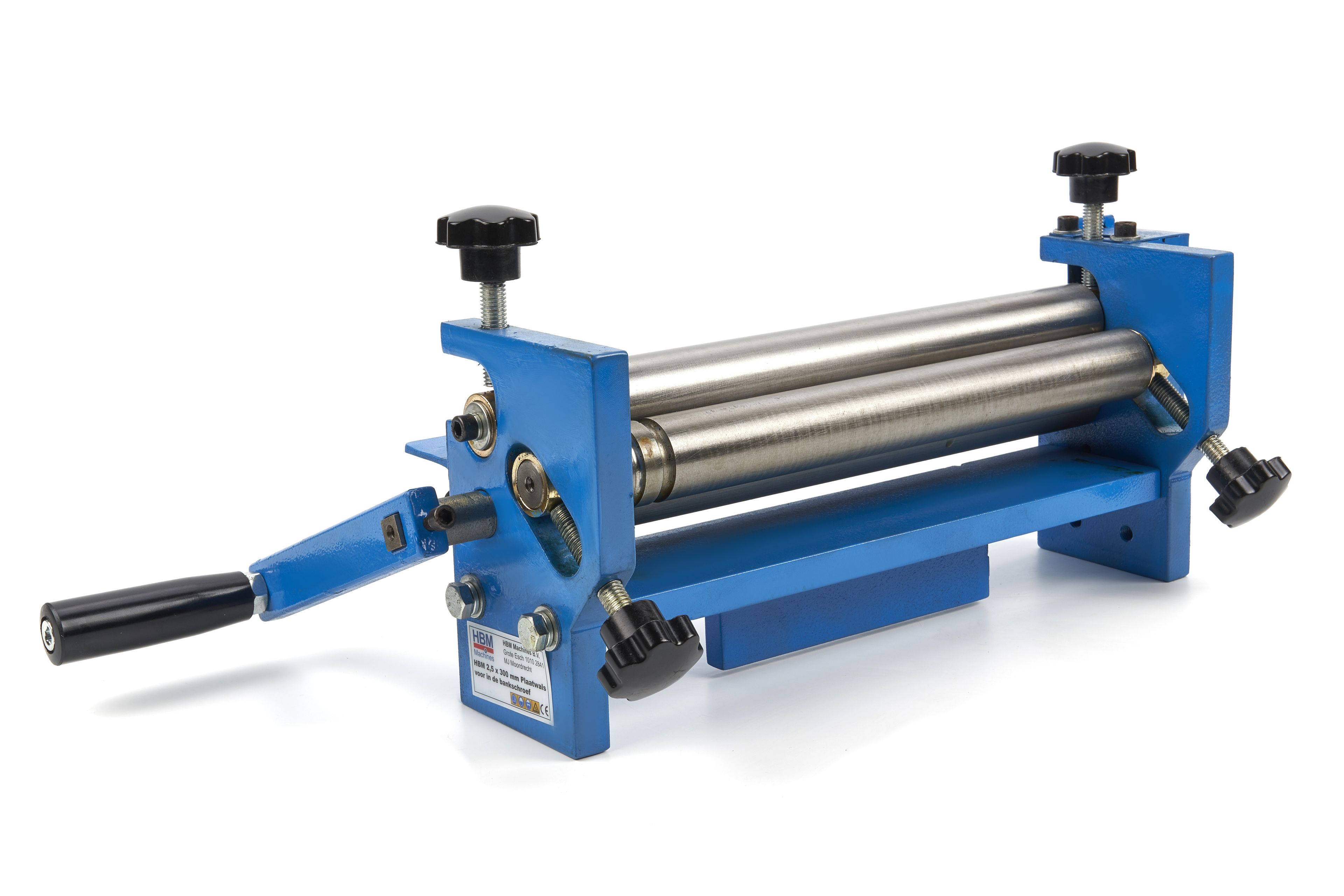 HBM rouleuse de tôle manuelle d’établi 2.5 x 300 mm - Modèle 2