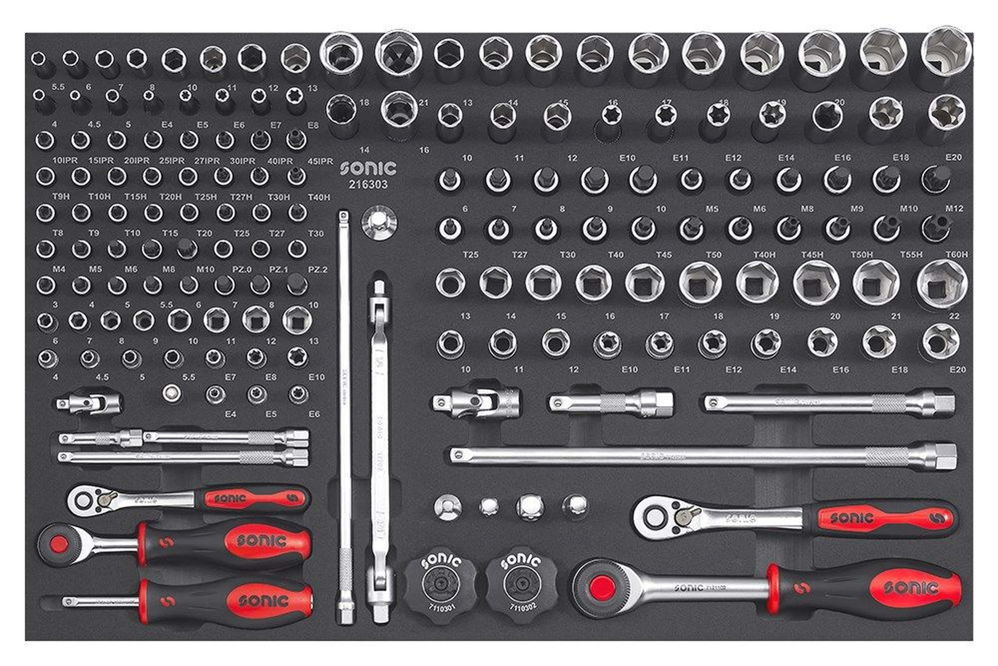 Sonic Next S9 gefüllter Werkzeugwagen - 384 Teile Image 8