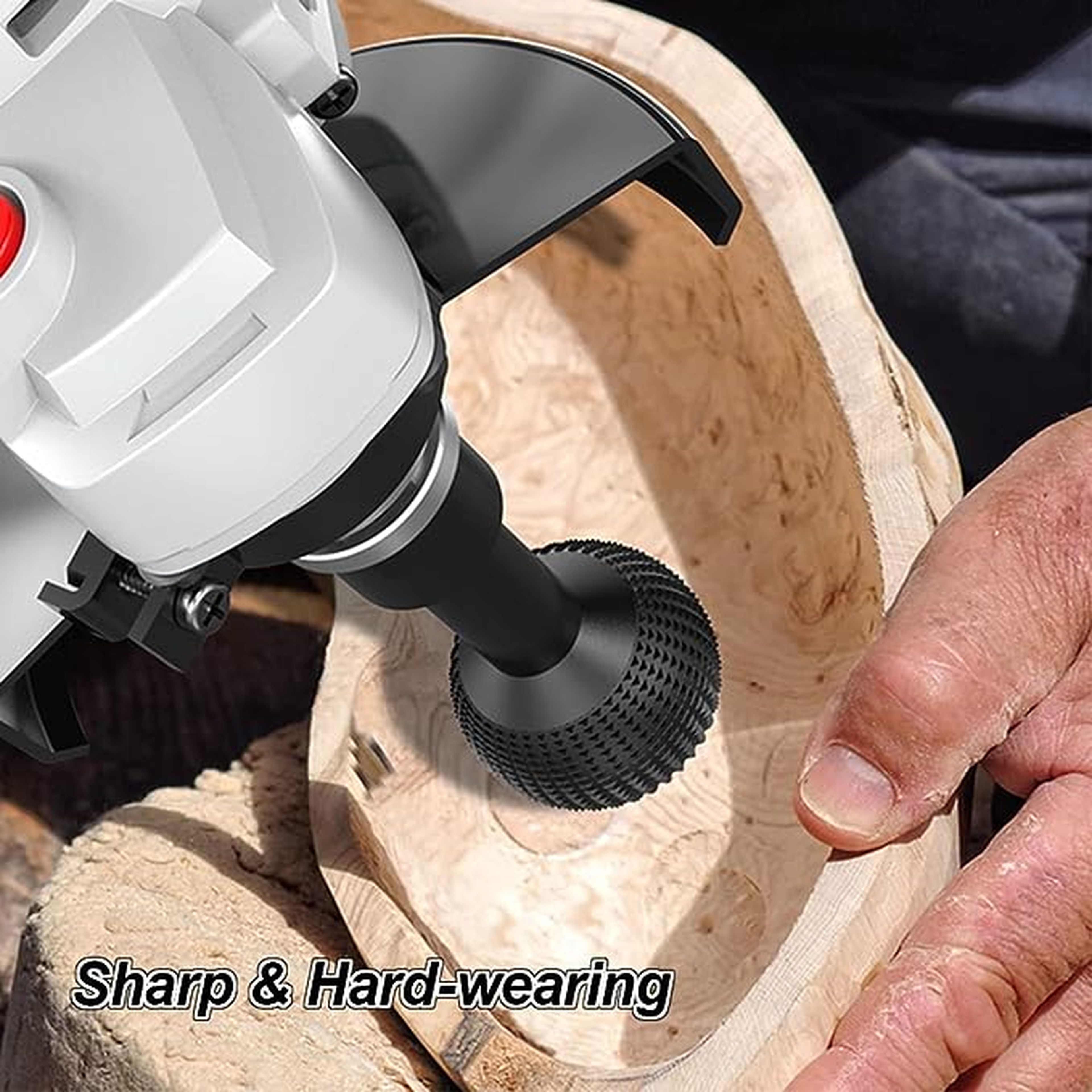 HBM Rasp bolkop 30 mm voor slijper Image 4