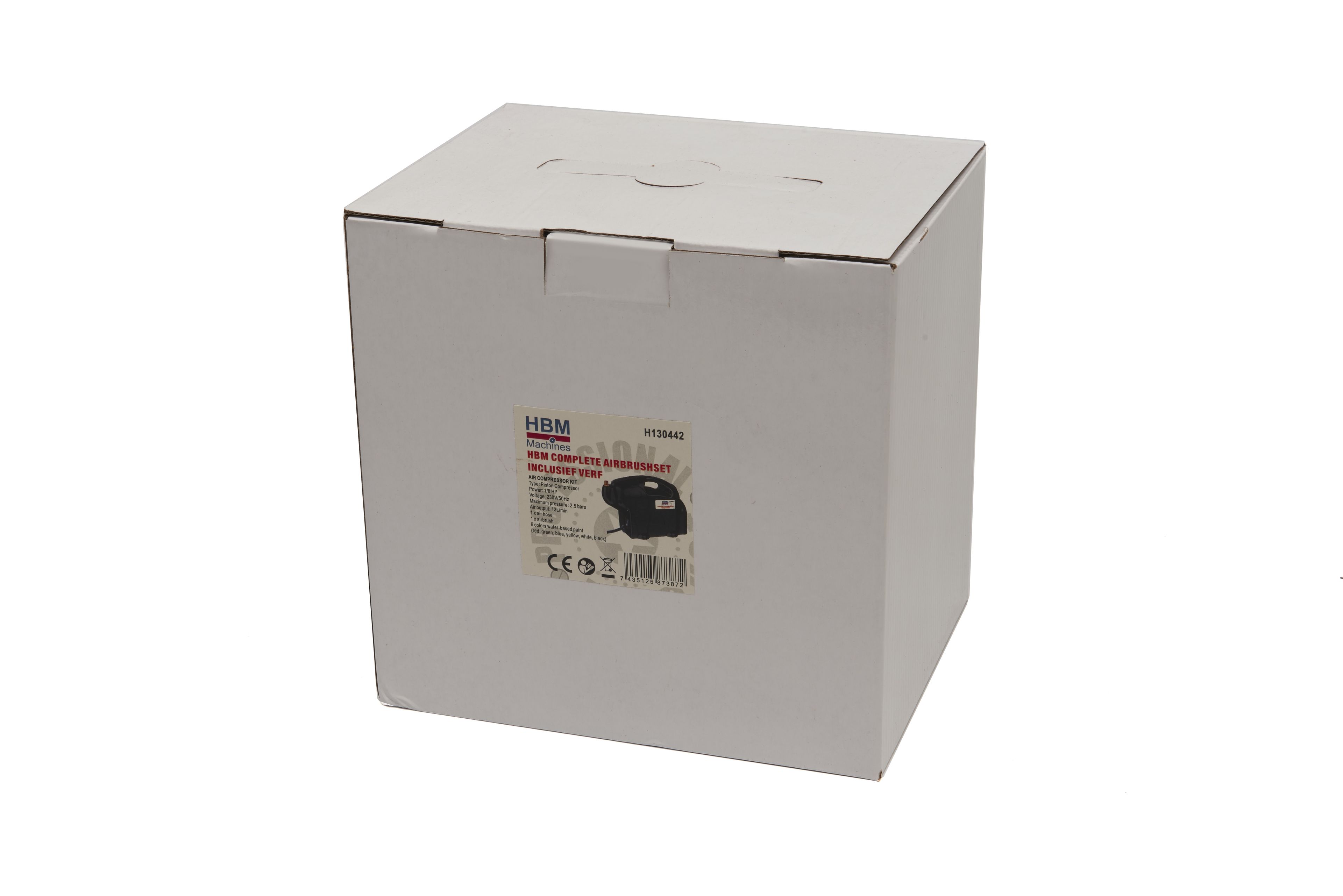 HBM Complete Airbrushset Inclusief Verf Image 12