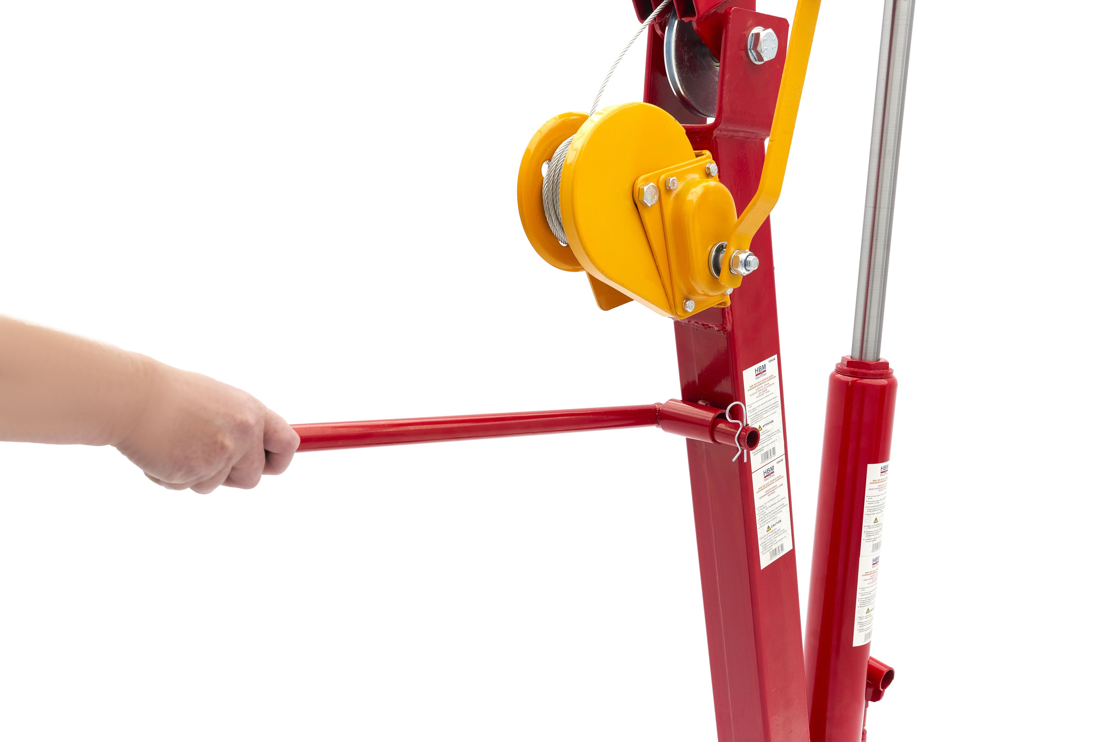 HBM Gru idraulica per rimorchio da 900 chilogrammi, gru di carico Image 11