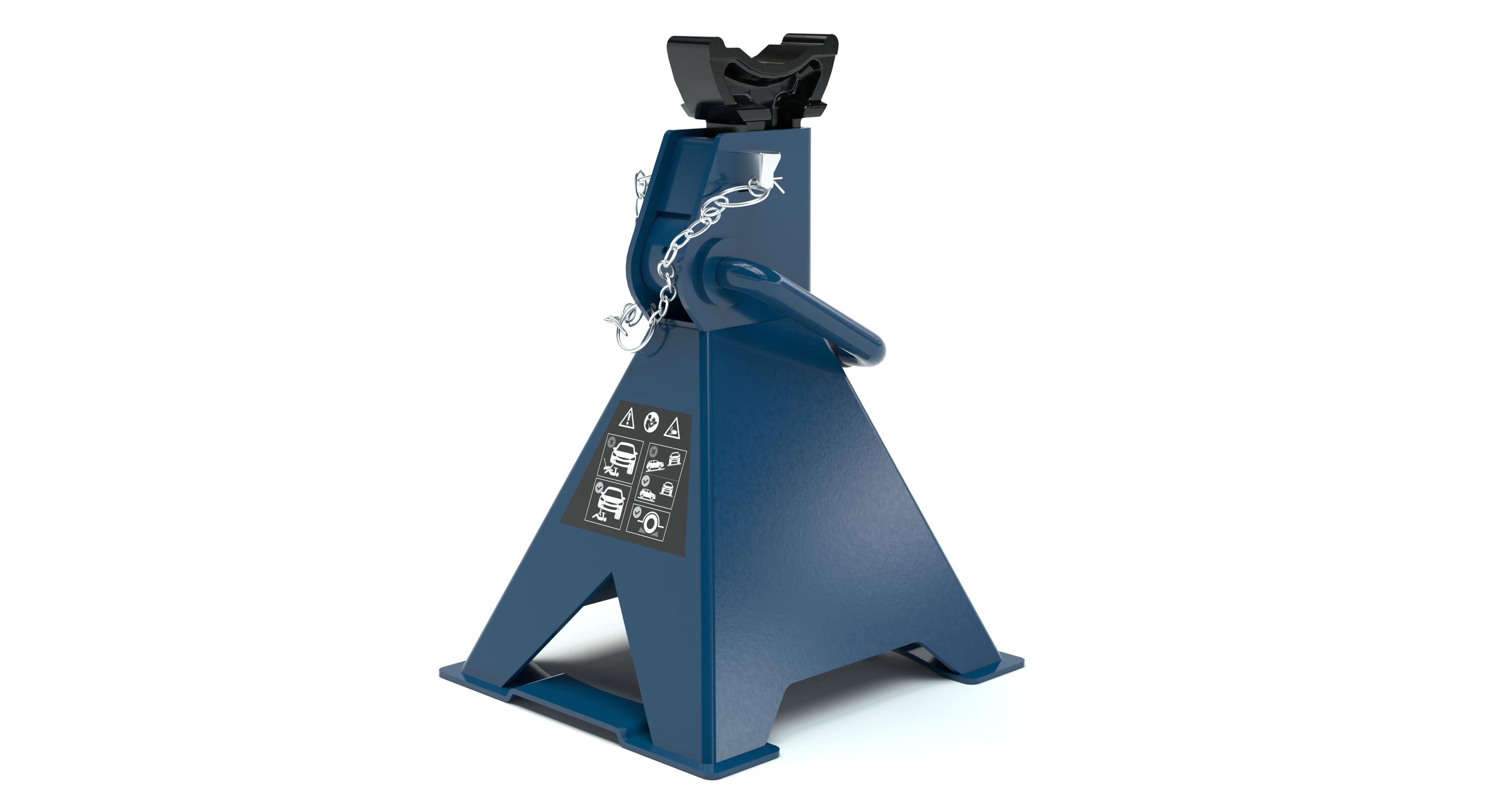 HBM assteunen 3 ton double lock, set van 2