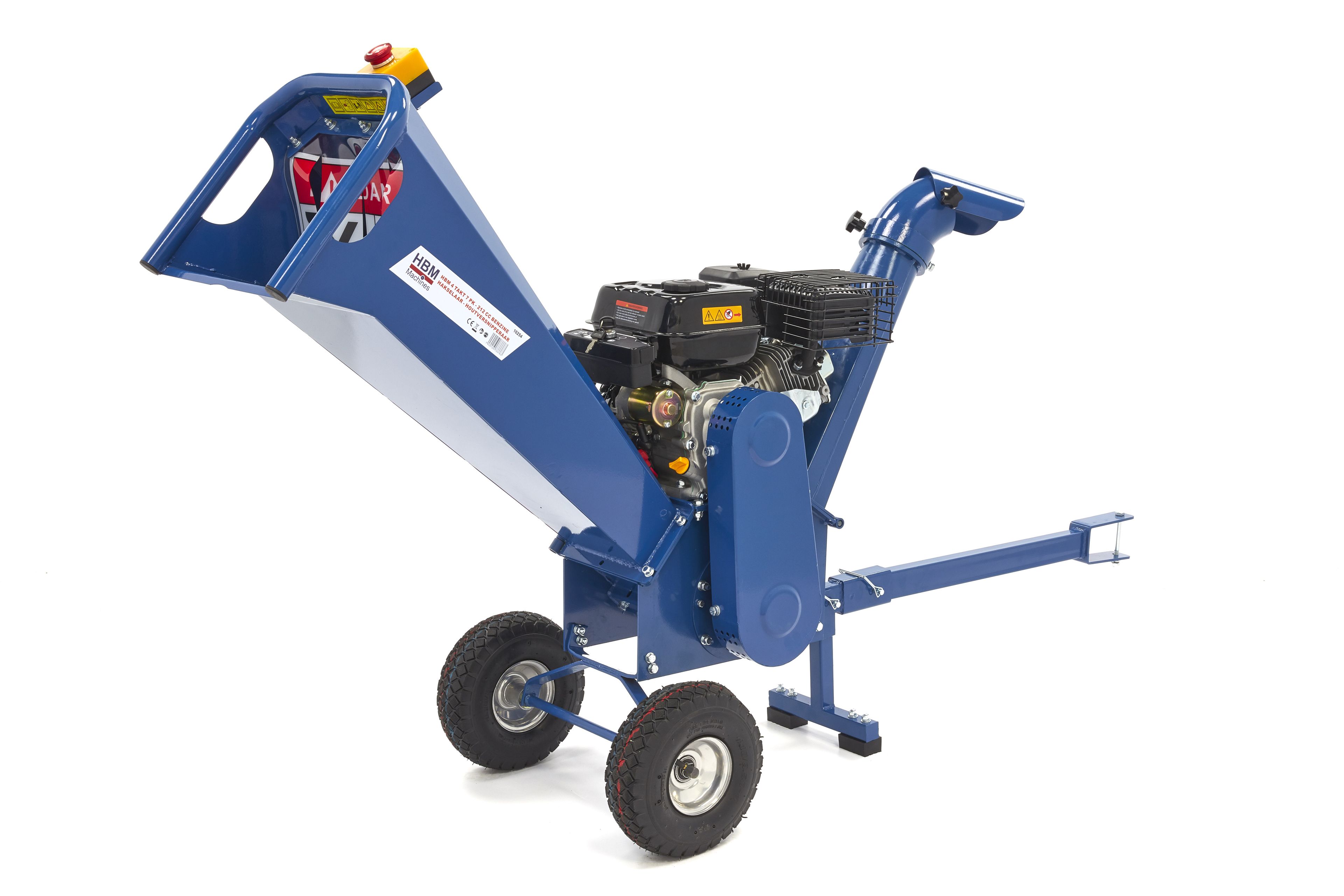 HBM Benzine hakselaar - houtversnipperaar 4 Takt 7 PK - 212 cc Image 3