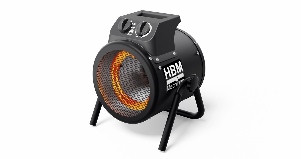 Calentador eléctrico HBM 1500 - 3000 Vatios