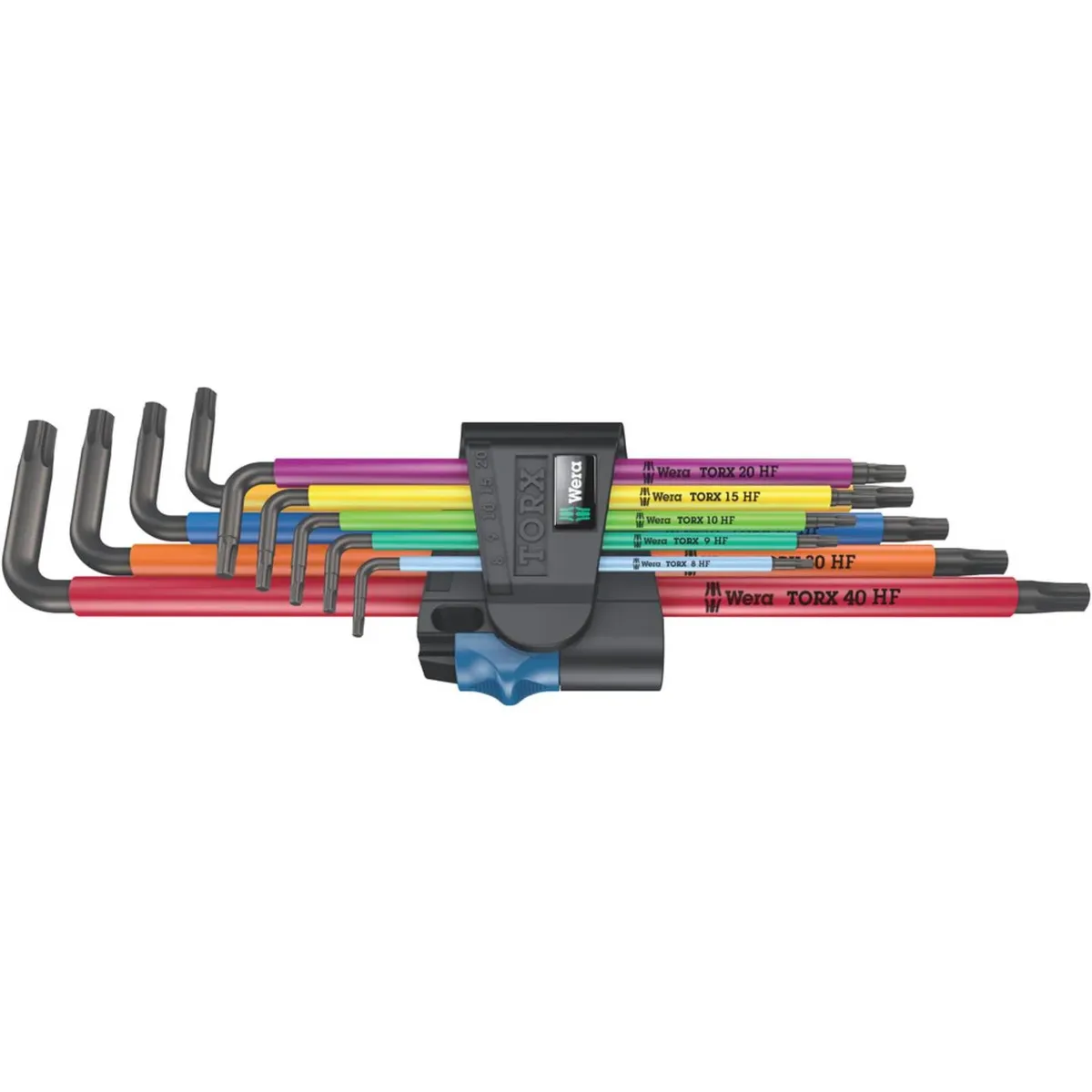 Wera Winkelschlüssel-Set TORX T10-T40 mit Haltefunktion
