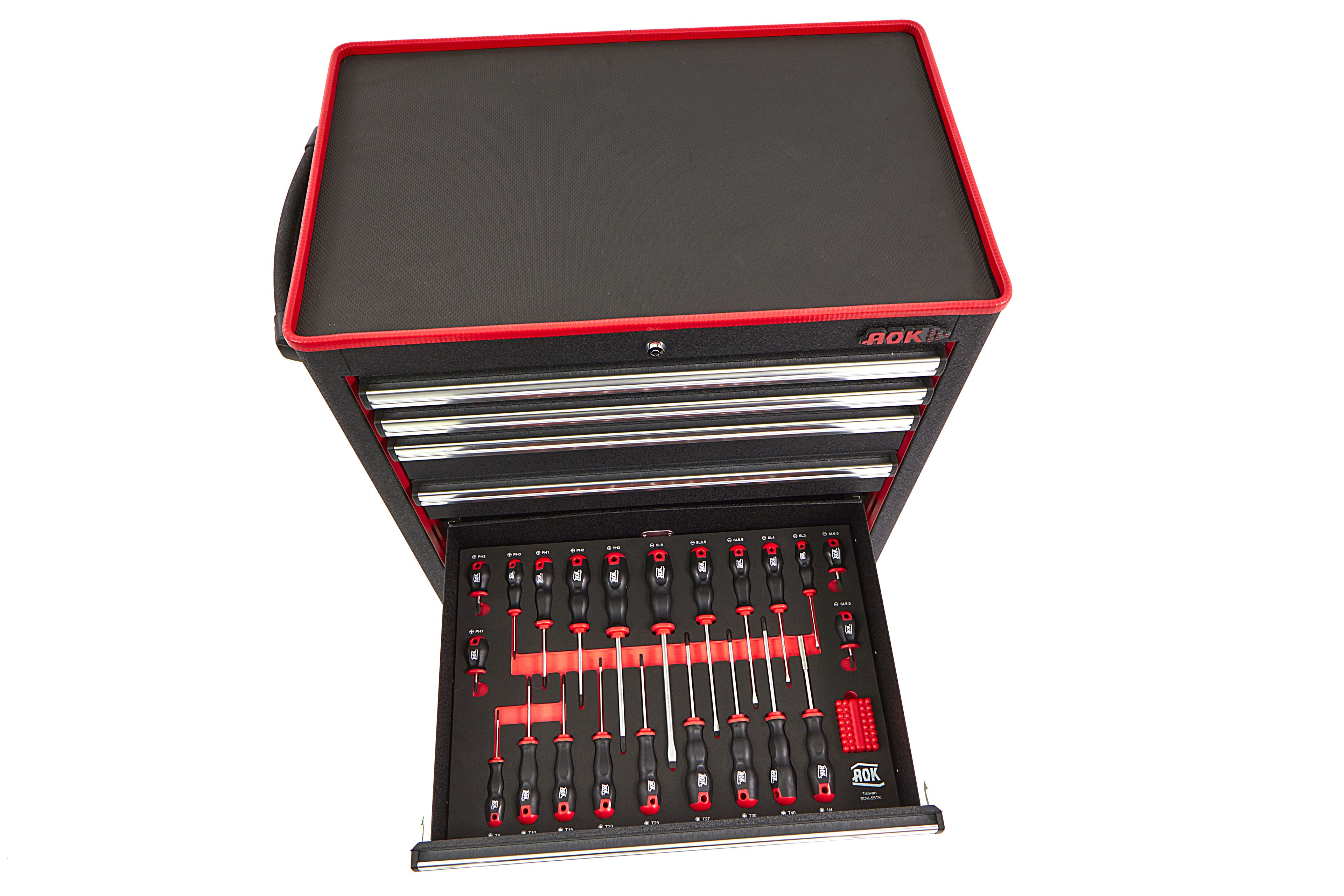 AOK Professionele Gevulde Gereedschapswagen - 249 Delig Image 12