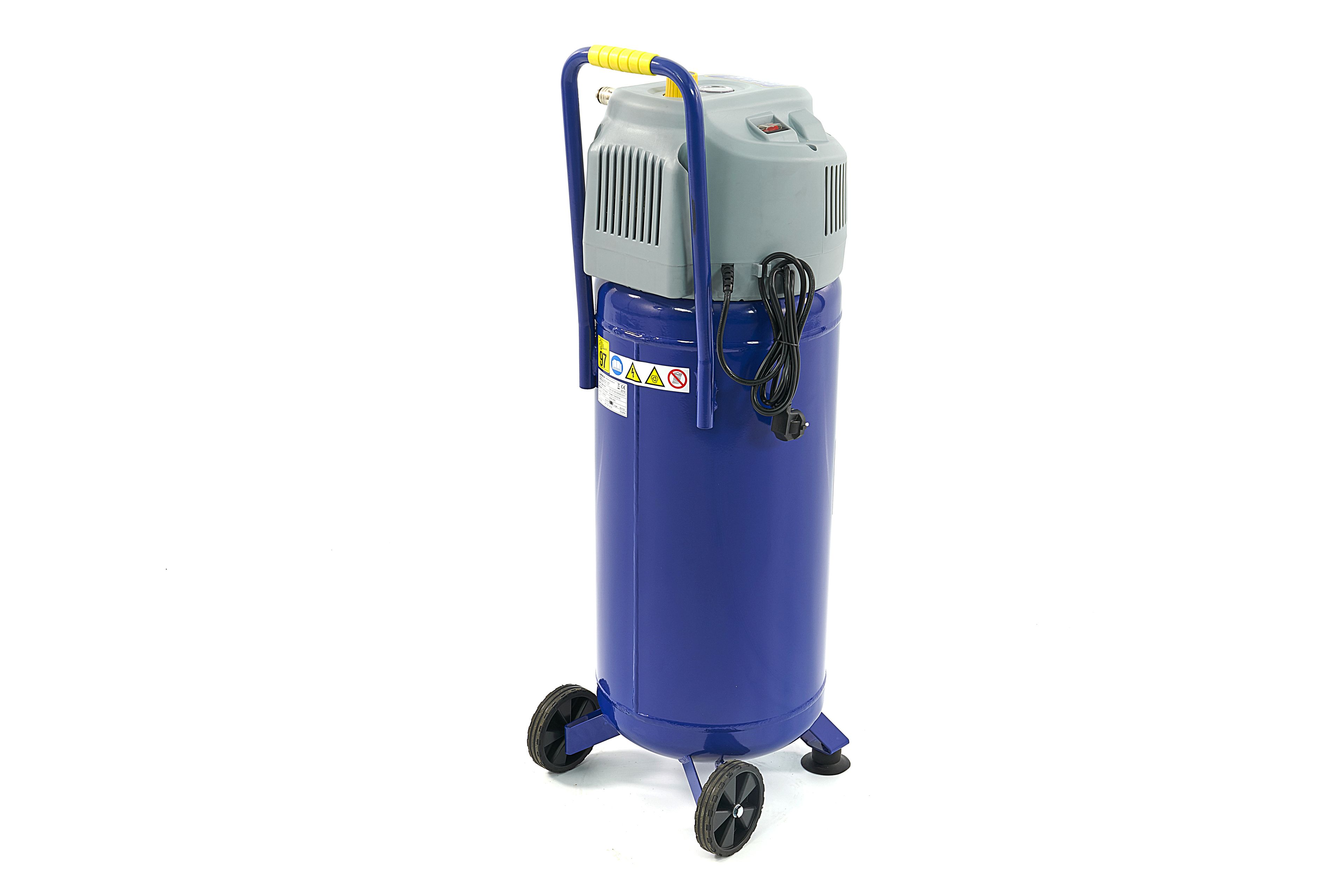 Compressore verticale Michelin 50 litri 2HP senza olio a trasmissione diretta Image 4