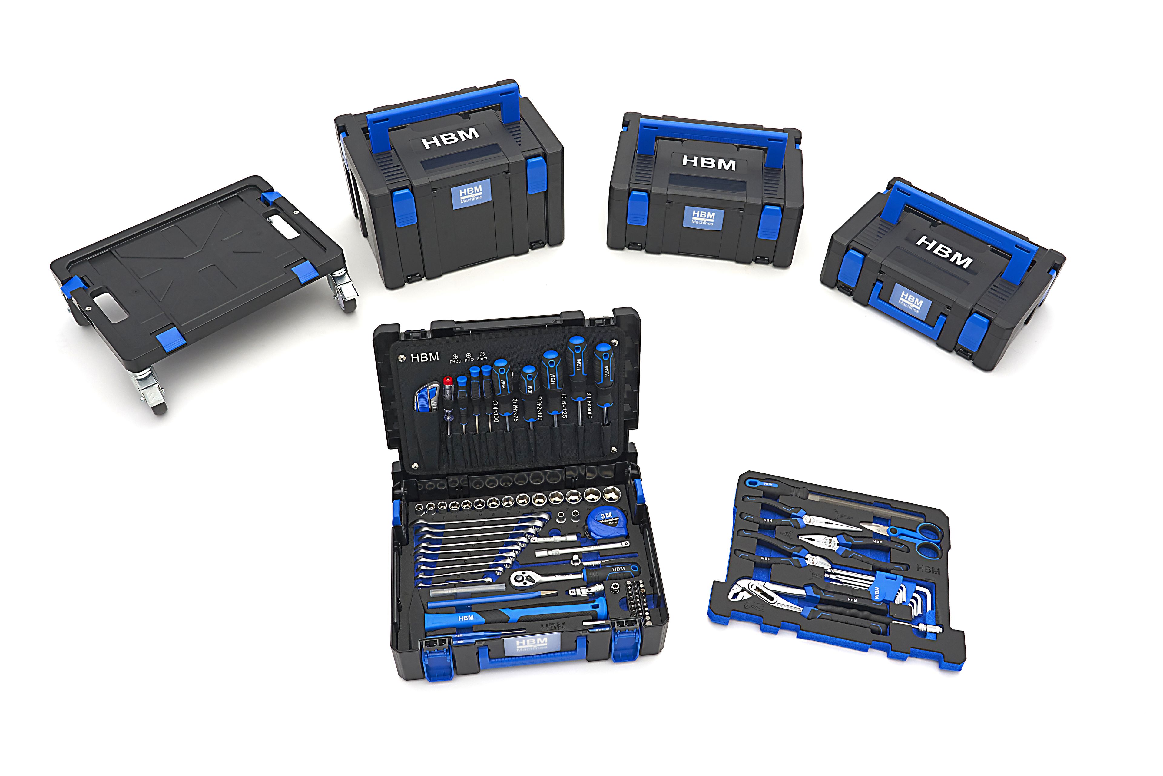 HBM verrijdbare gereedschapskoffer set 105-delig Image 7