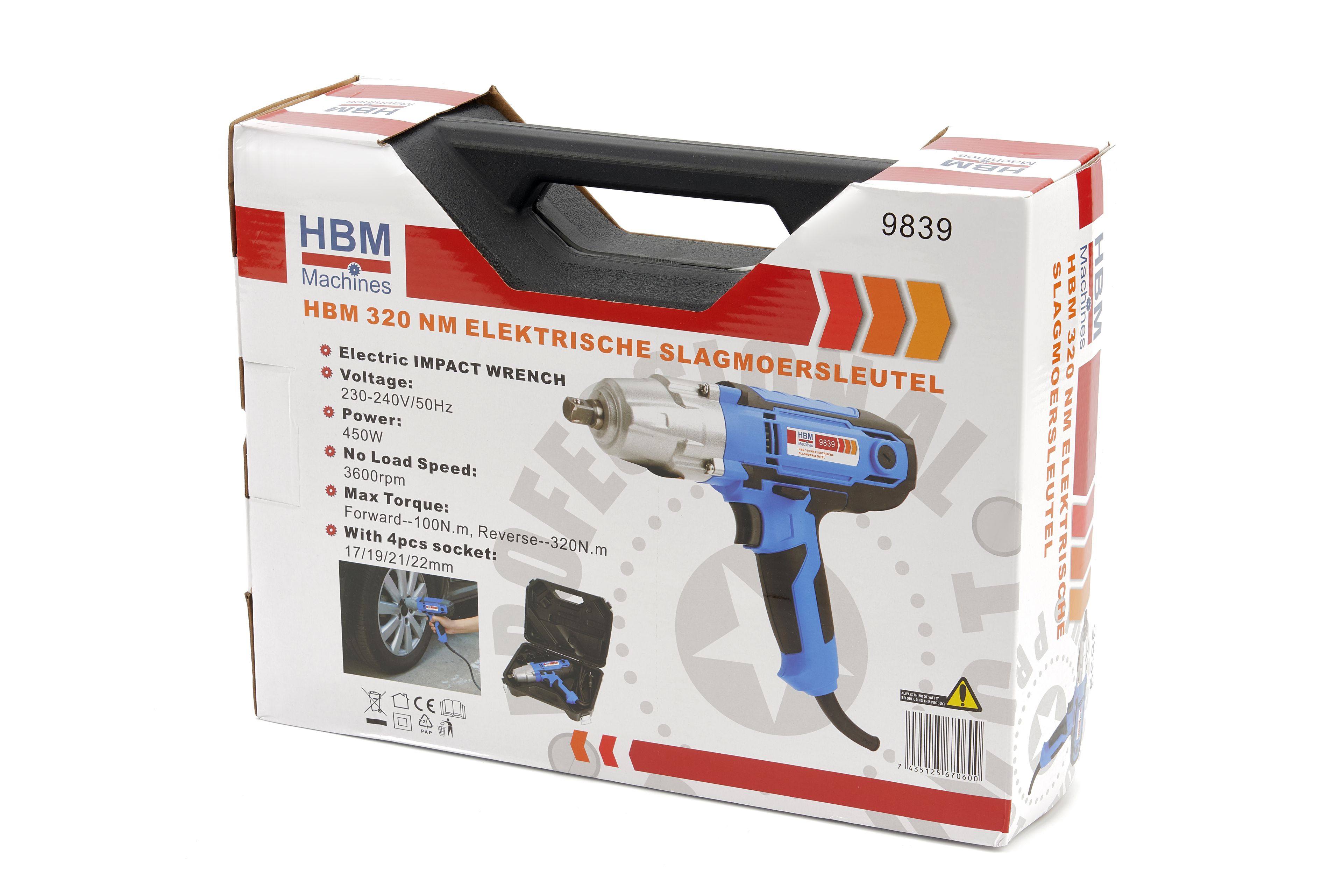 HBM 320 Nm Elektro-Schlagschrauber Image 7