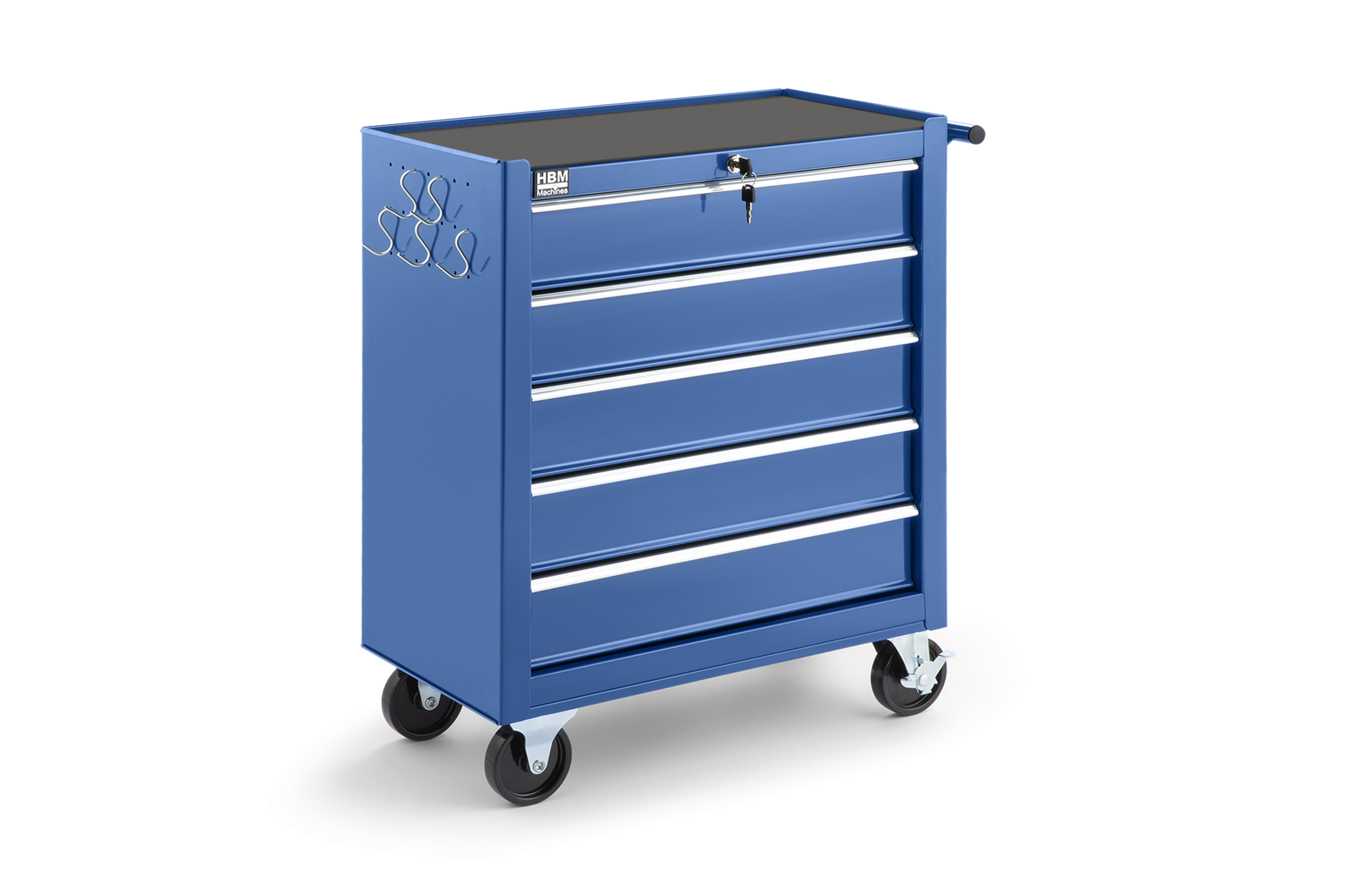 HBM Werkzeugwagen 5 Schubladen, 62 cm, blau Image 3