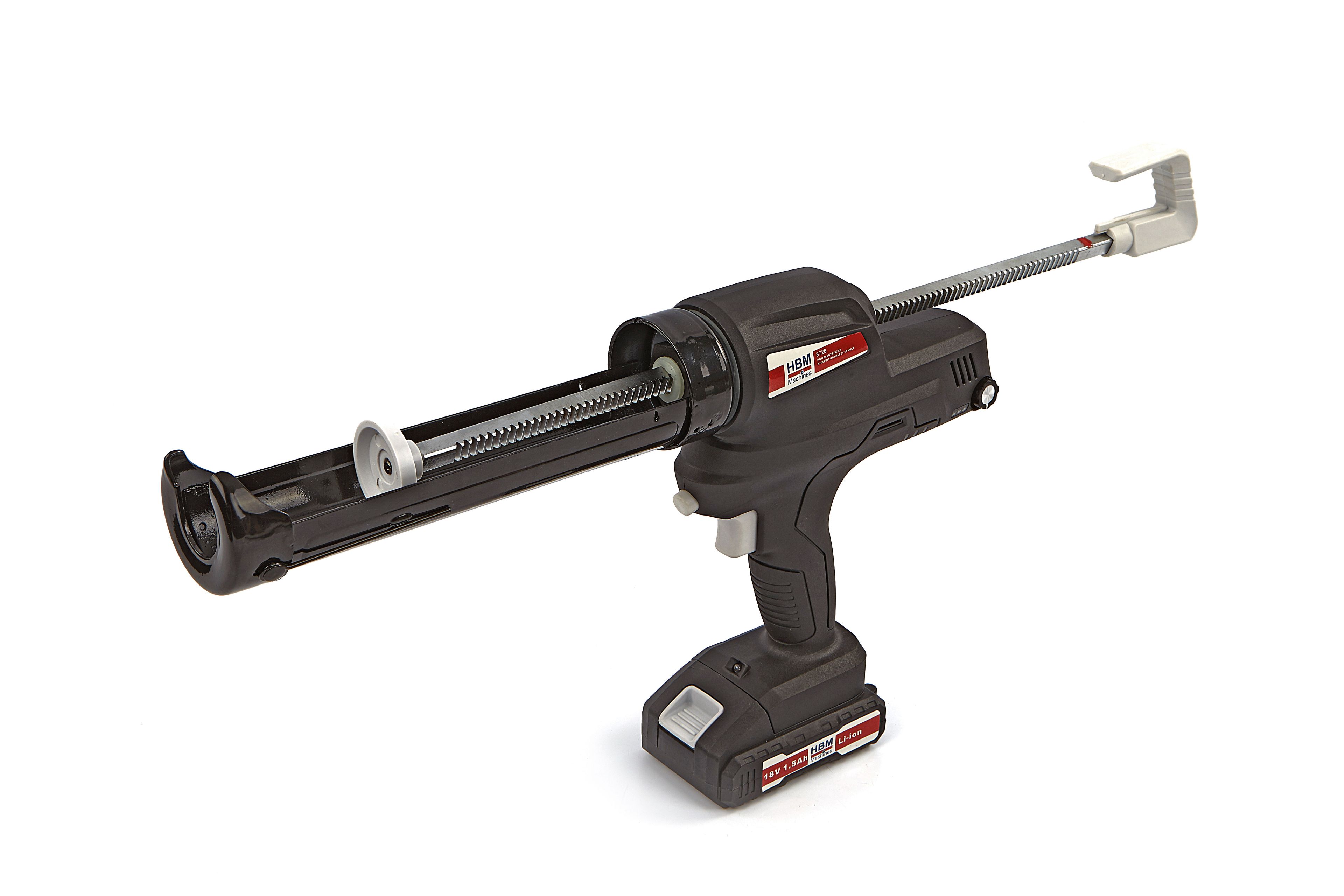 HBM Pistola elettrica per calafataggio completa 18 Volt Image 4